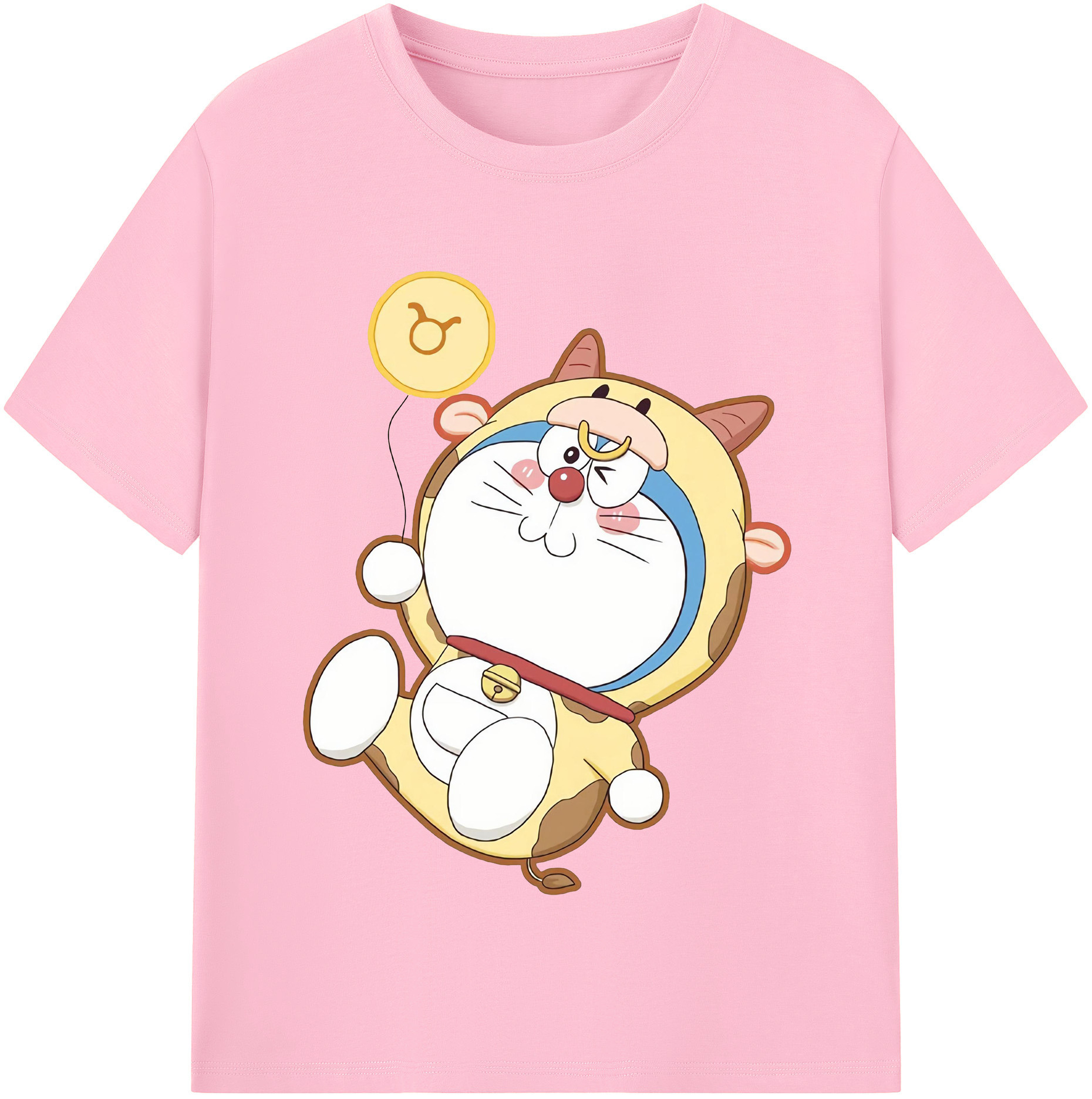 （画像用） ドラえもん Doraemon 綿100％半袖Tシャツ（フロントプリント）