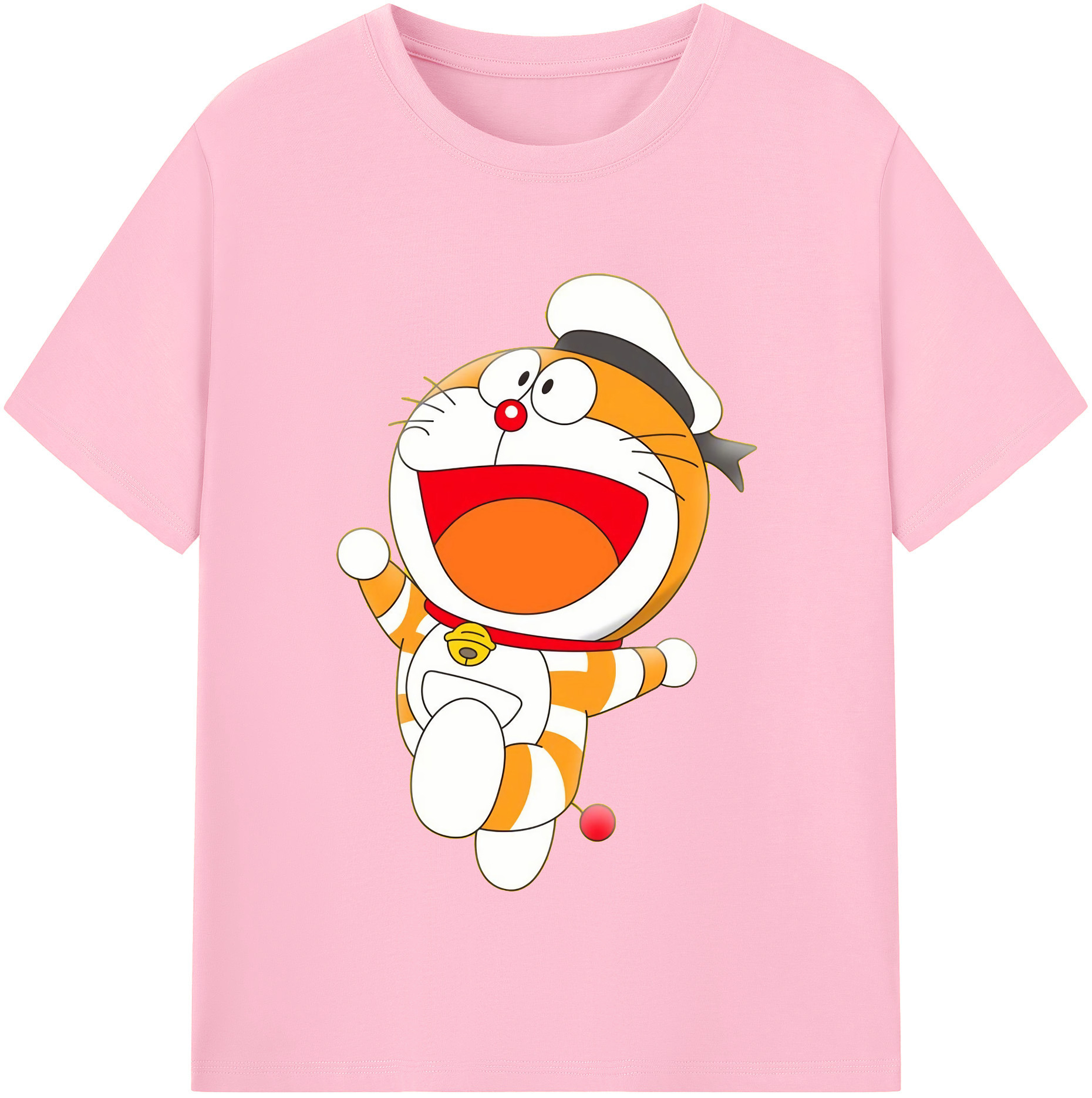 （画像用） ドラえもん Doraemon 綿100％半袖Tシャツ（フロントプリント）
