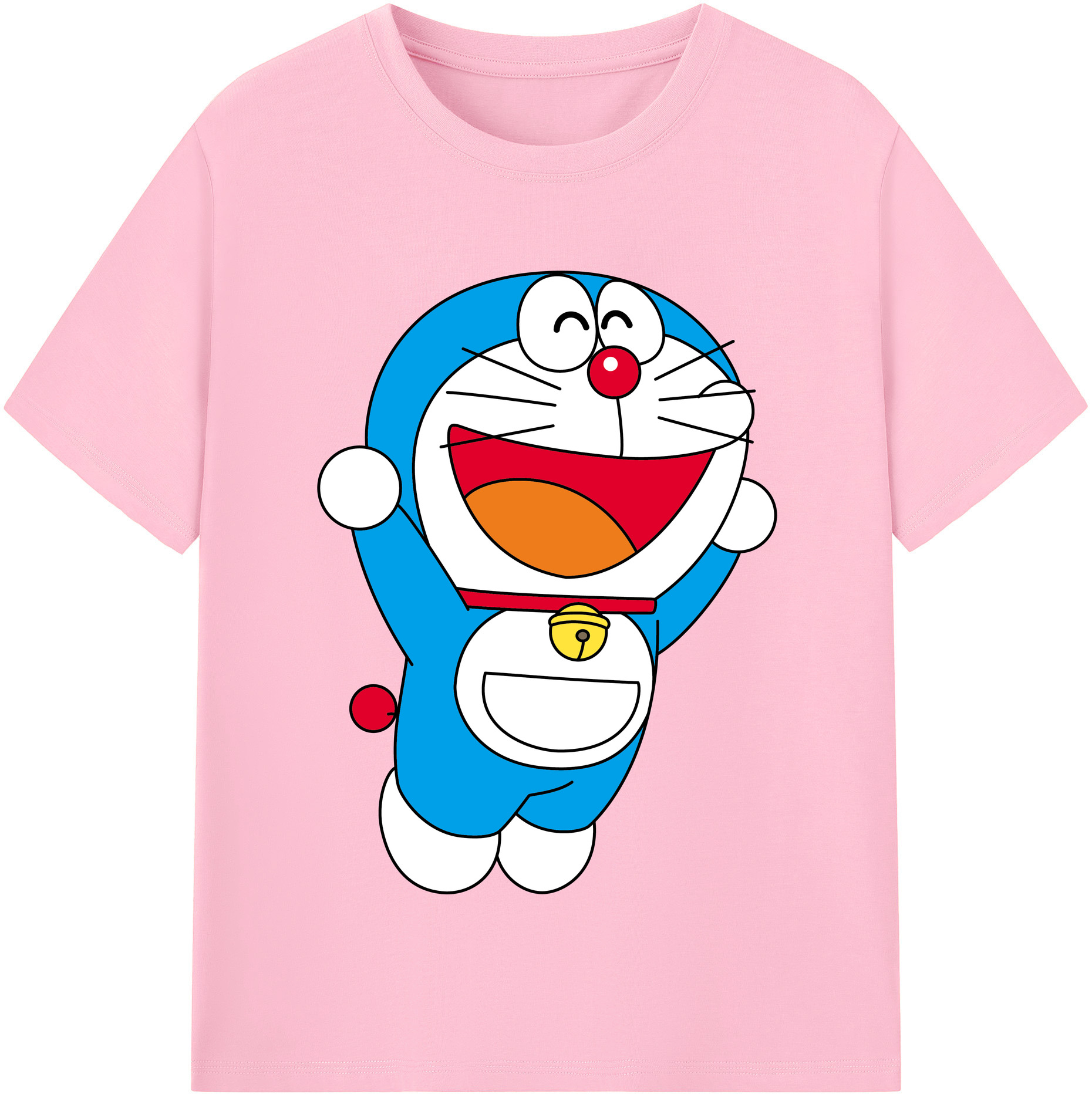（画像用） ドラえもん Doraemon 綿100％半袖Tシャツ（フロントプリント）