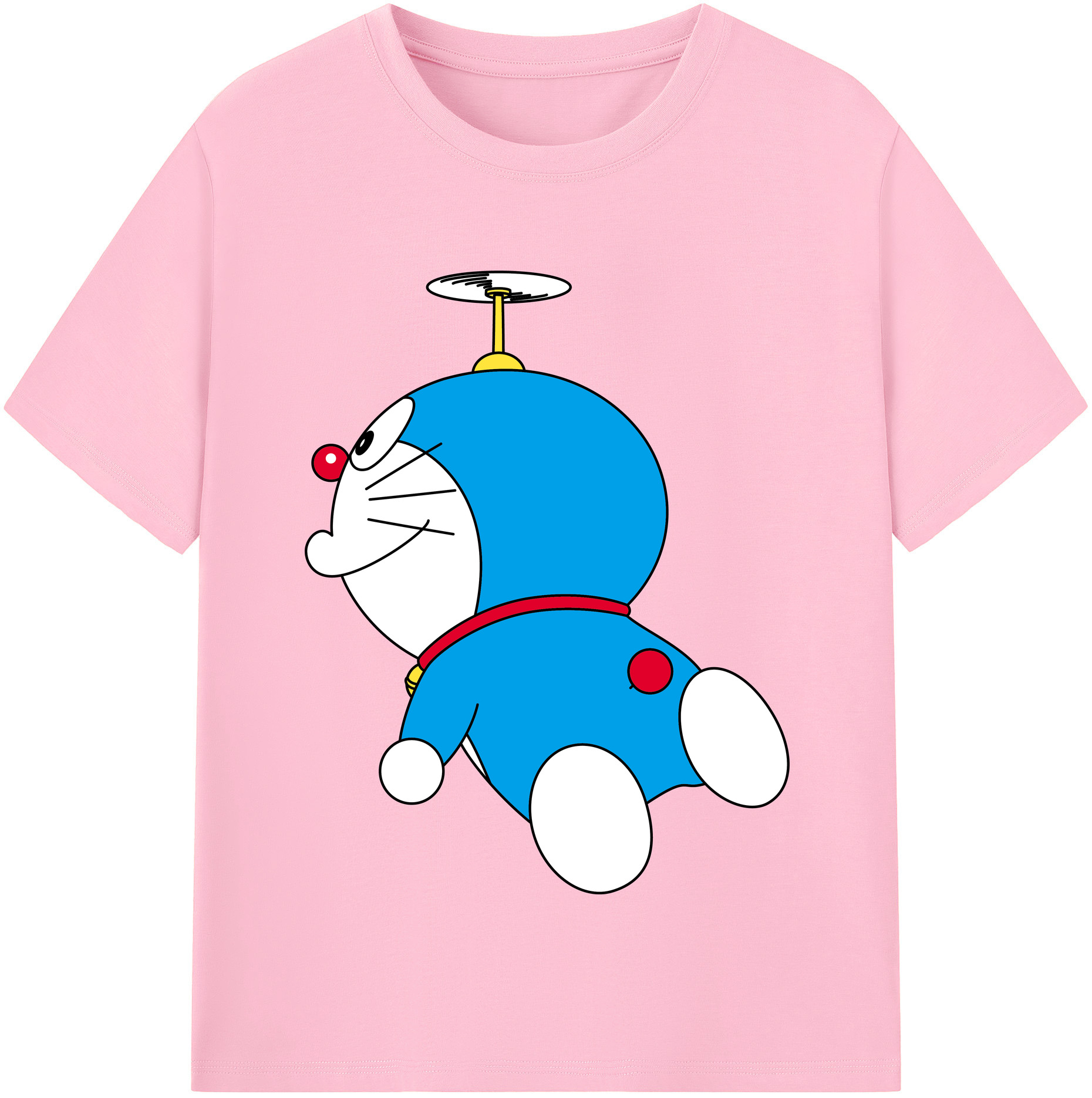 （画像用） ドラえもん Doraemon 綿100％半袖Tシャツ（フロントプリント）
