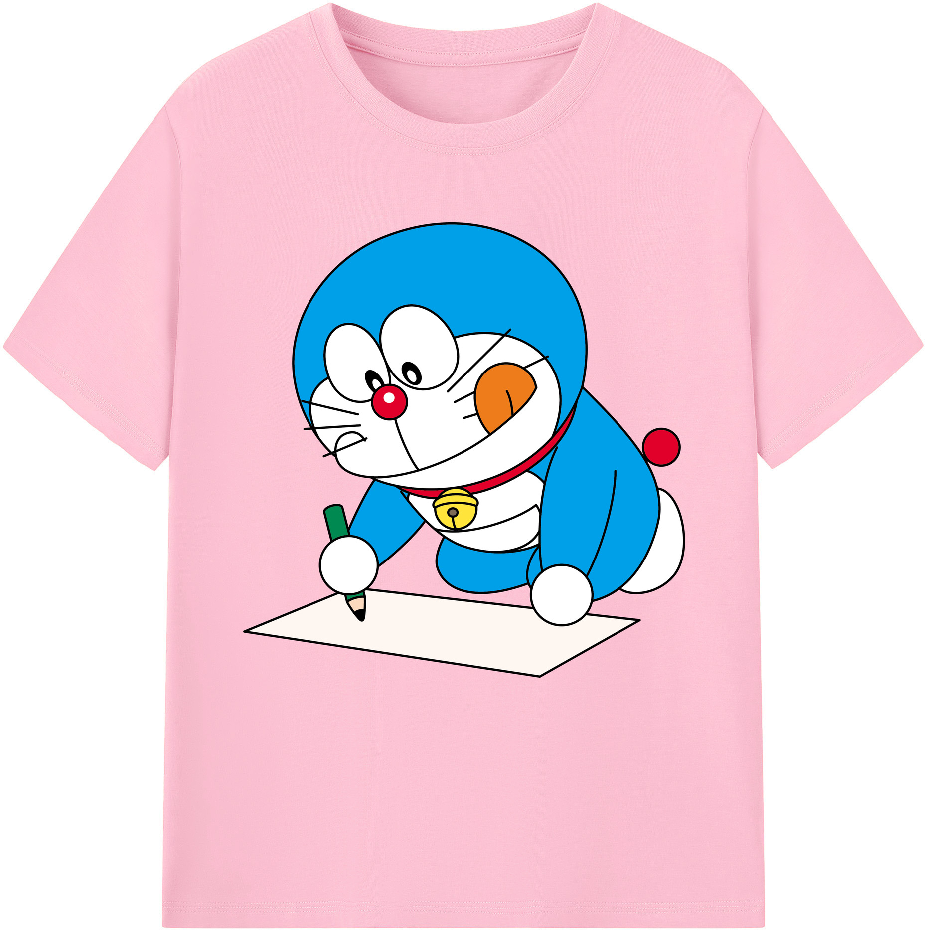 （画像用） ドラえもん Doraemon 綿100％半袖Tシャツ（フロントプリント）