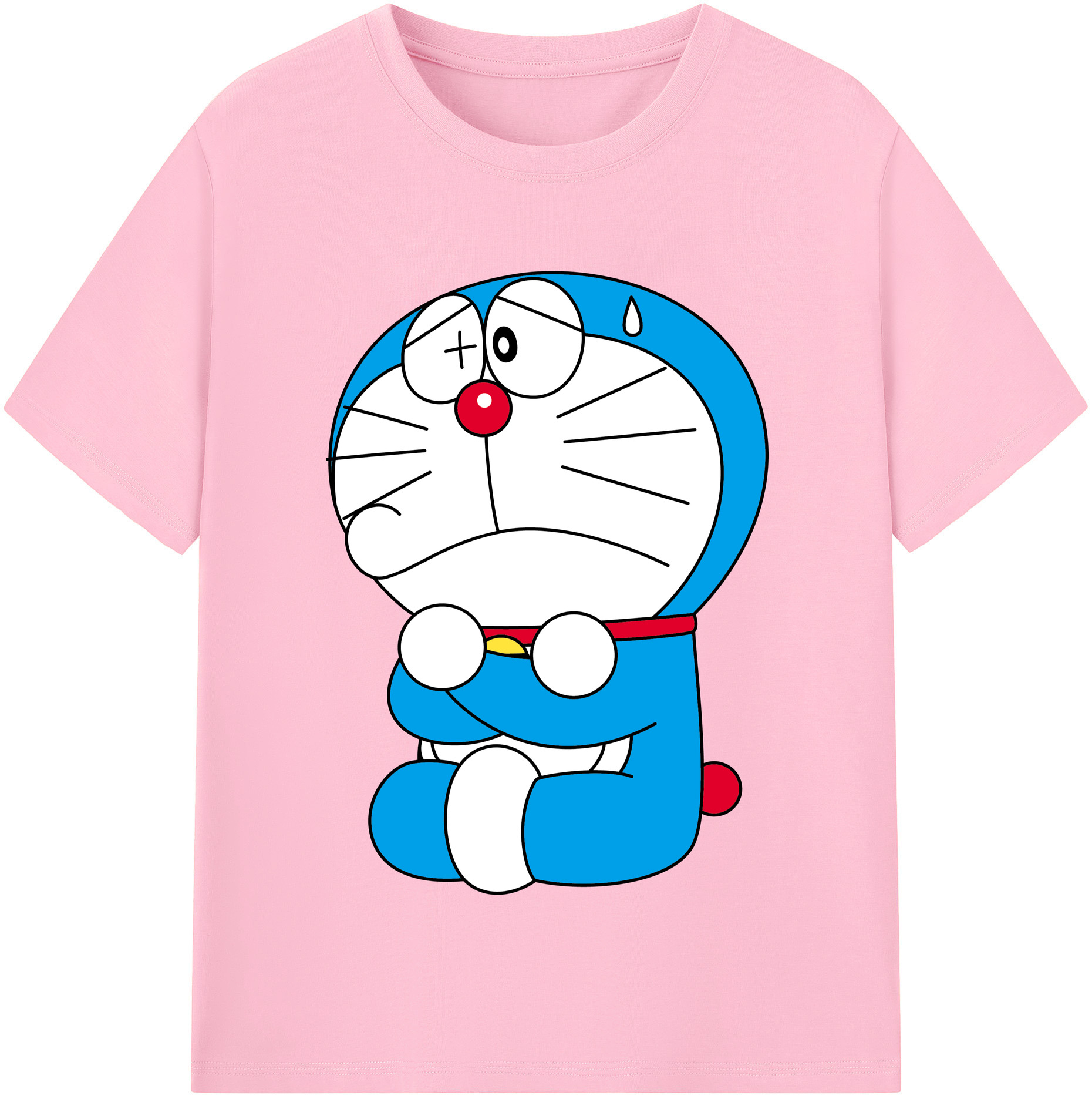 （画像用） ドラえもん Doraemon 綿100％半袖Tシャツ（フロントプリント）