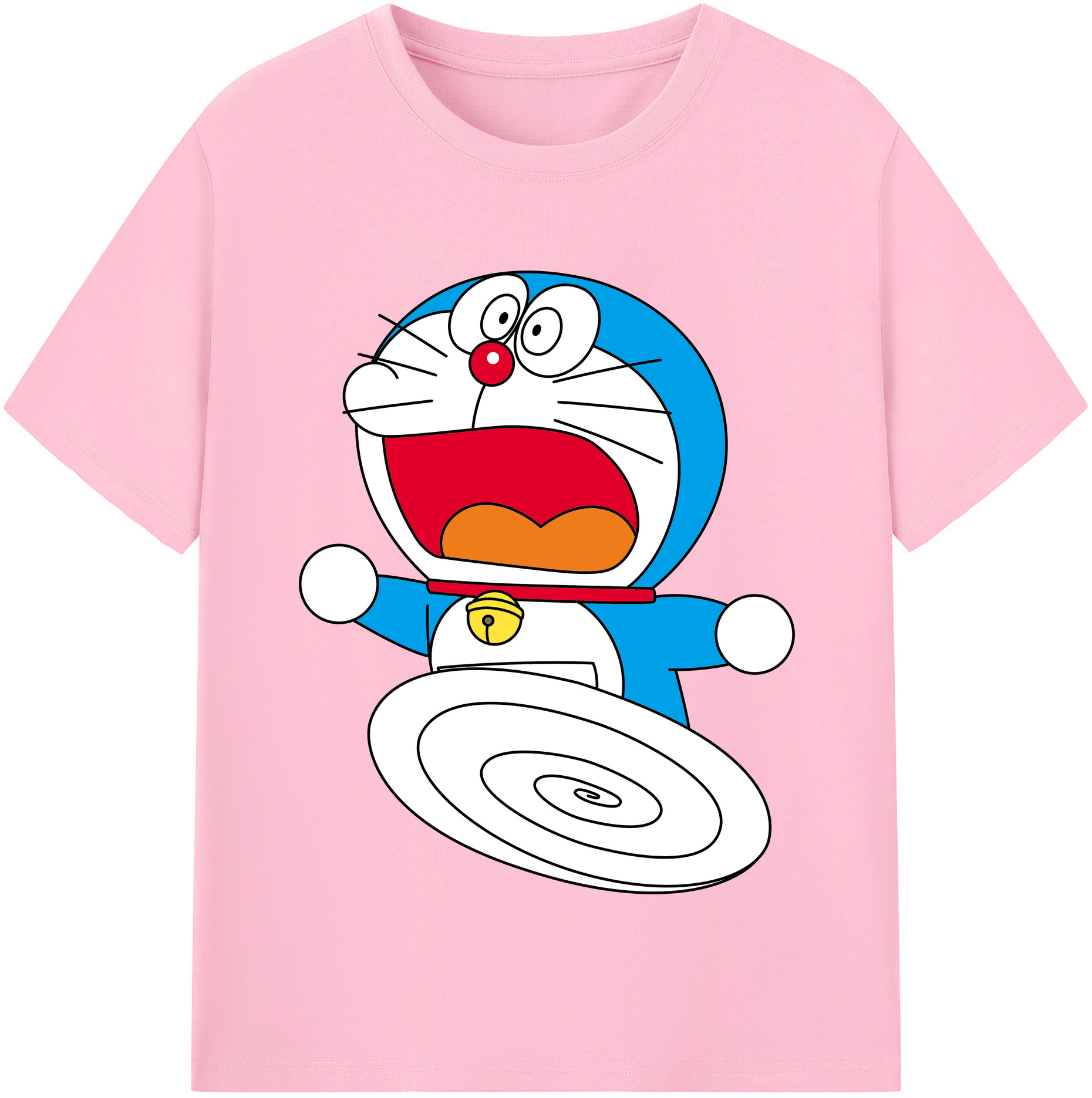 （画像用） ドラえもん Doraemon 綿100％半袖Tシャツ（フロントプリント）