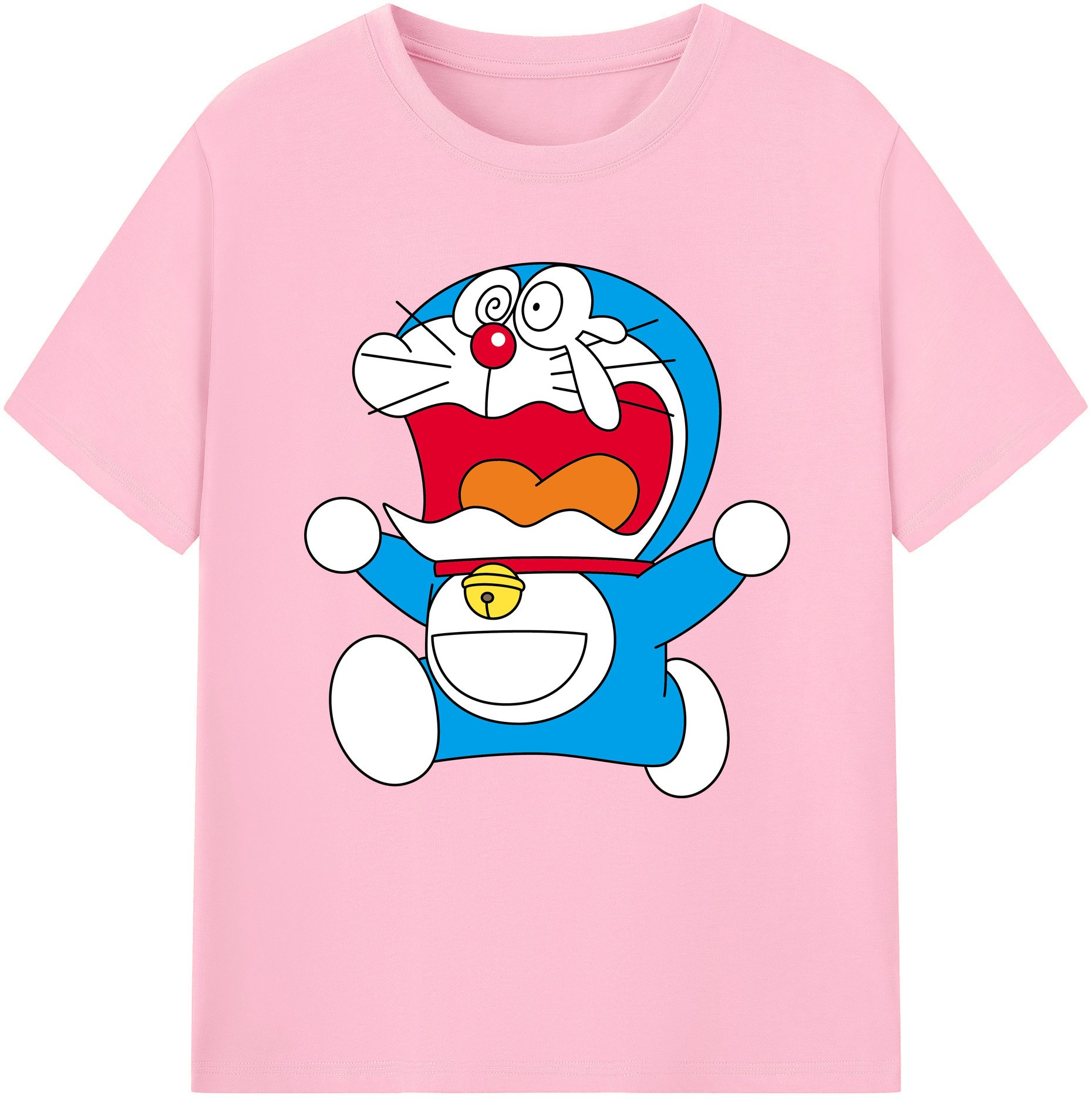 （画像用） ドラえもん Doraemon 綿100％半袖Tシャツ（フロントプリント）