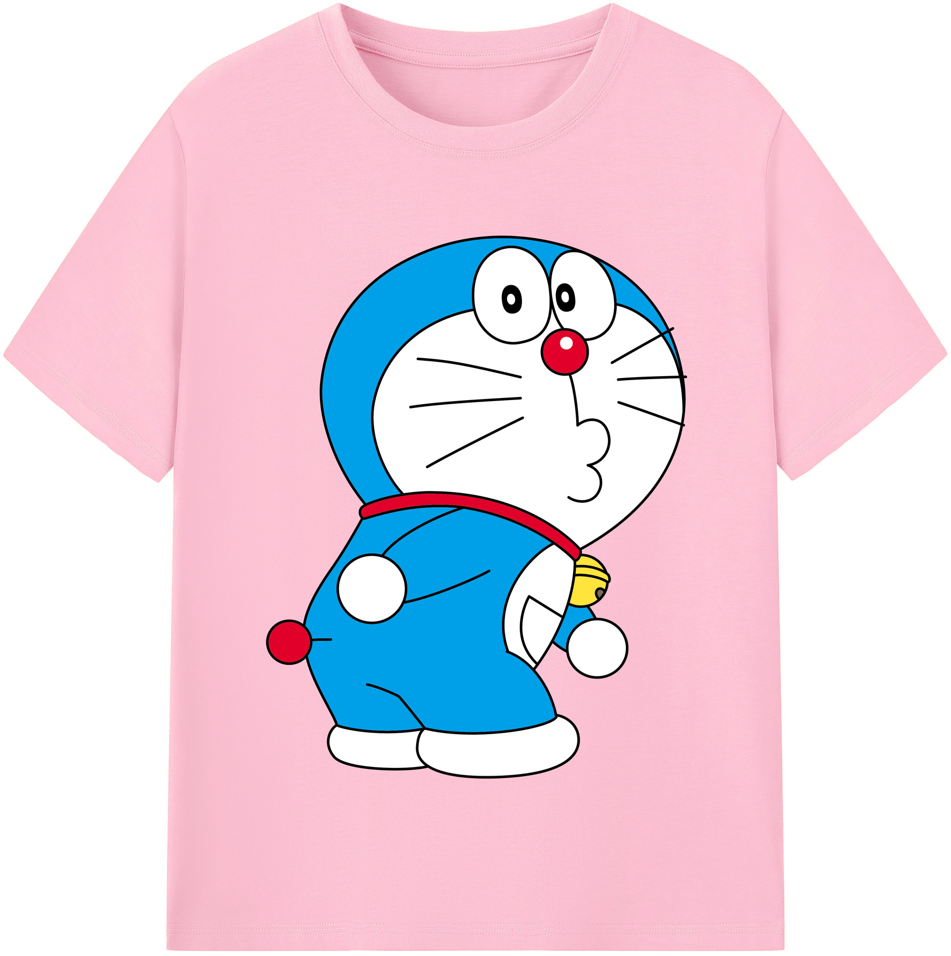（画像用） ドラえもん Doraemon 綿100％半袖Tシャツ（フロントプリント）