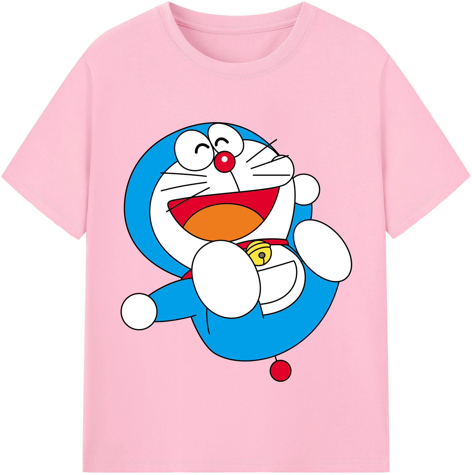 （画像用） ドラえもん Doraemon 綿100％半袖Tシャツ（フロントプリント）
