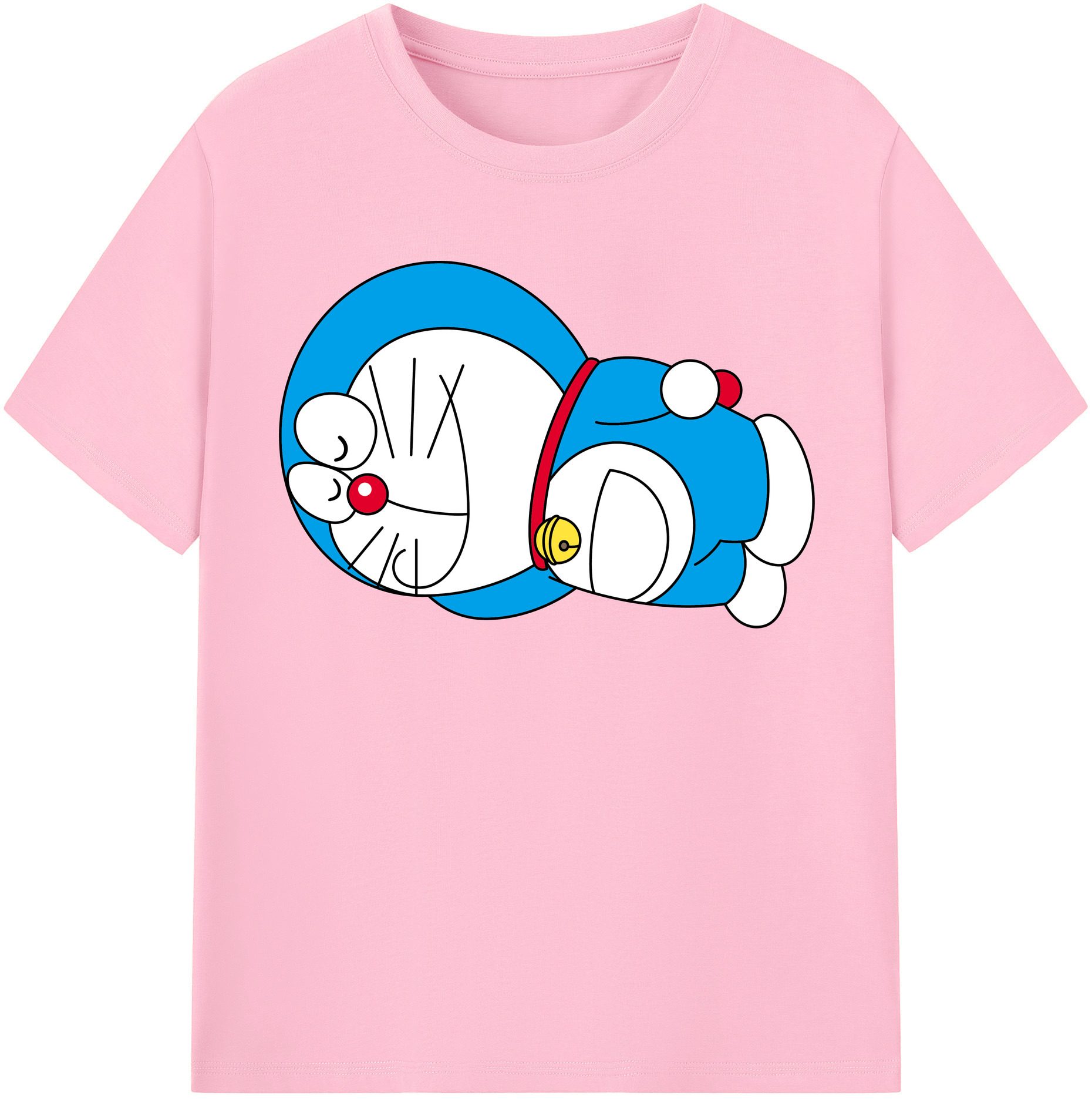 （画像用） ドラえもん Doraemon 綿100％半袖Tシャツ（フロントプリント）
