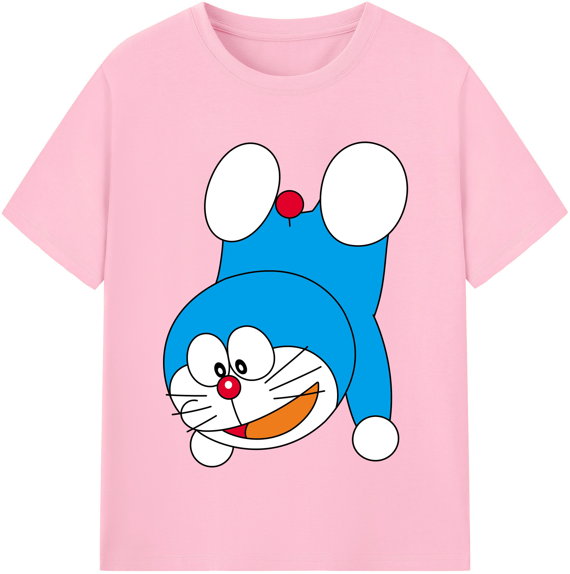 （画像用） ドラえもん Doraemon 綿100％半袖Tシャツ（フロントプリント）