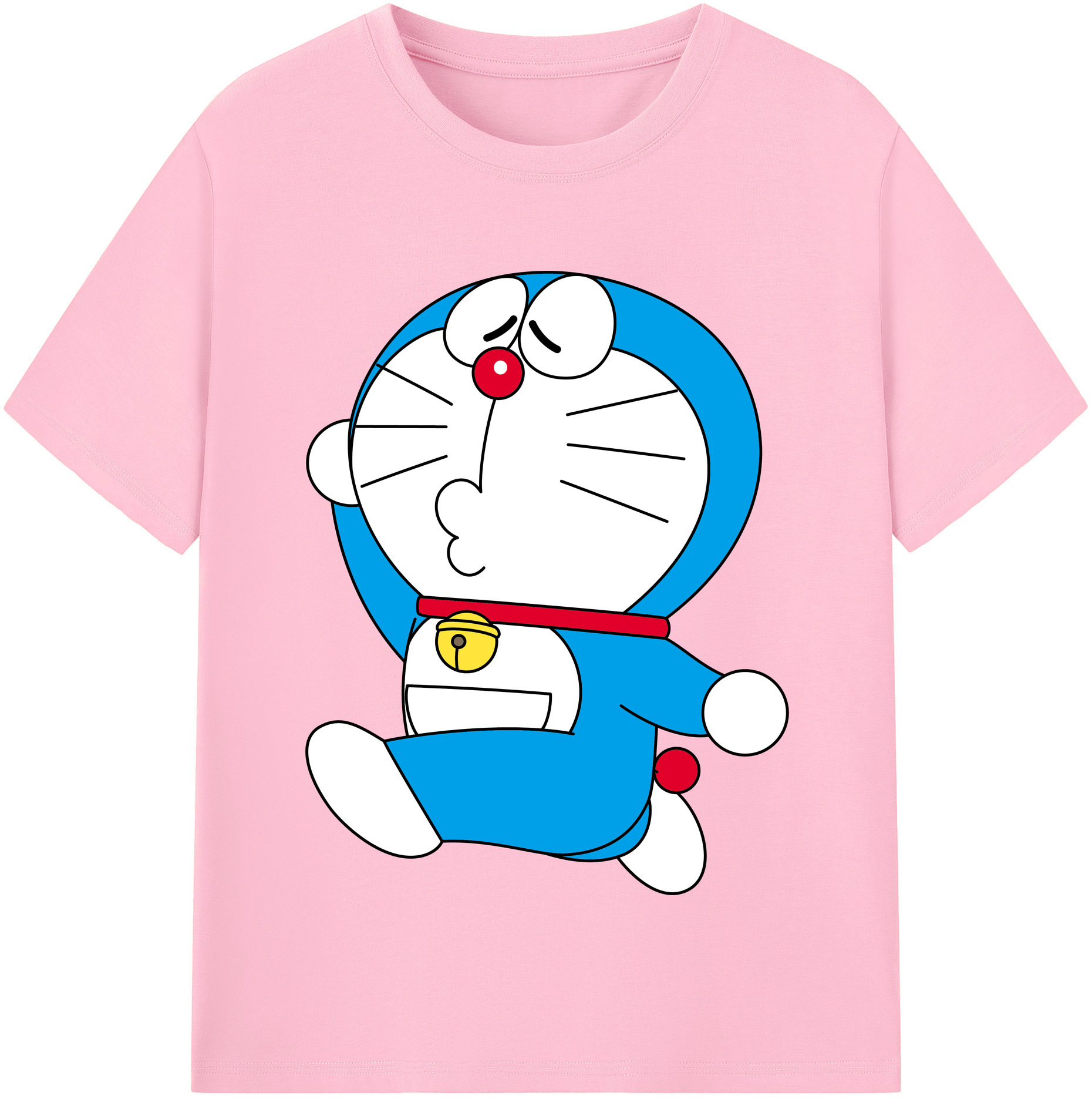 （画像用） ドラえもん Doraemon 綿100％半袖Tシャツ（フロントプリント）