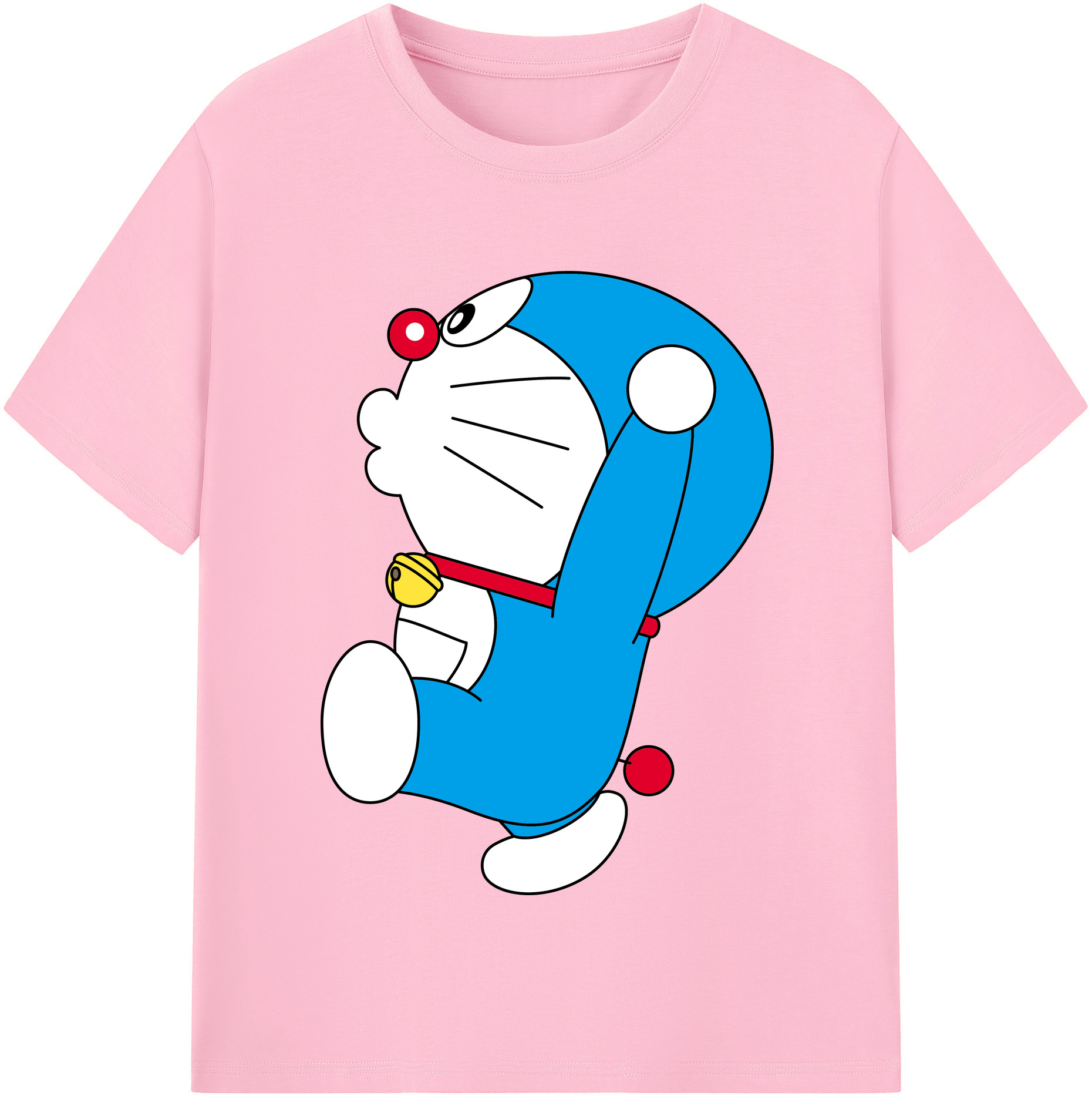 （画像用） ドラえもん Doraemon 綿100％半袖Tシャツ（フロントプリント）