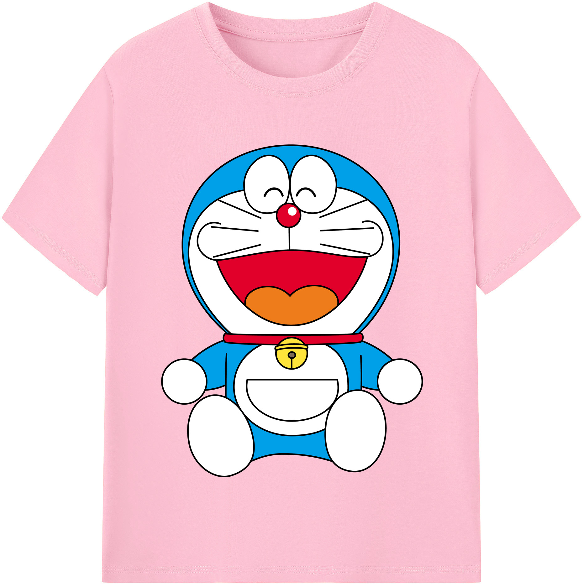 （画像用） ドラえもん Doraemon 綿100％半袖Tシャツ（フロントプリント）