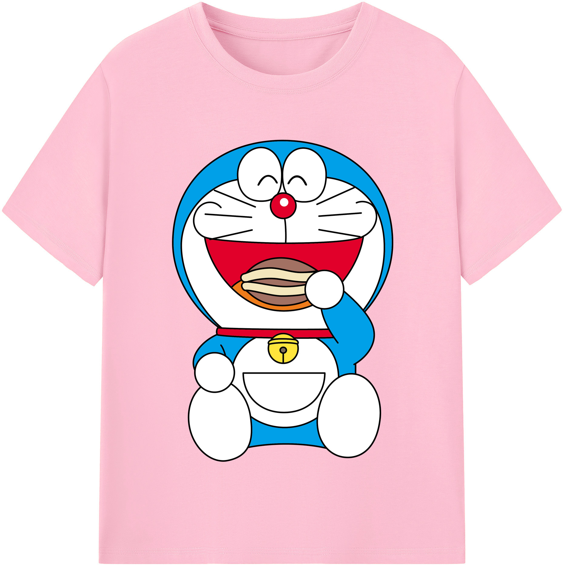 （画像用） ドラえもん Doraemon 綿100％半袖Tシャツ（フロントプリント）