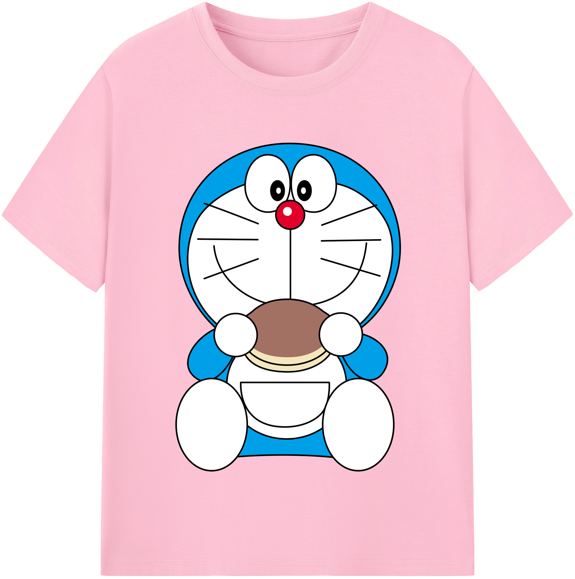 （画像用） ドラえもん Doraemon 綿100％半袖Tシャツ（フロントプリント）