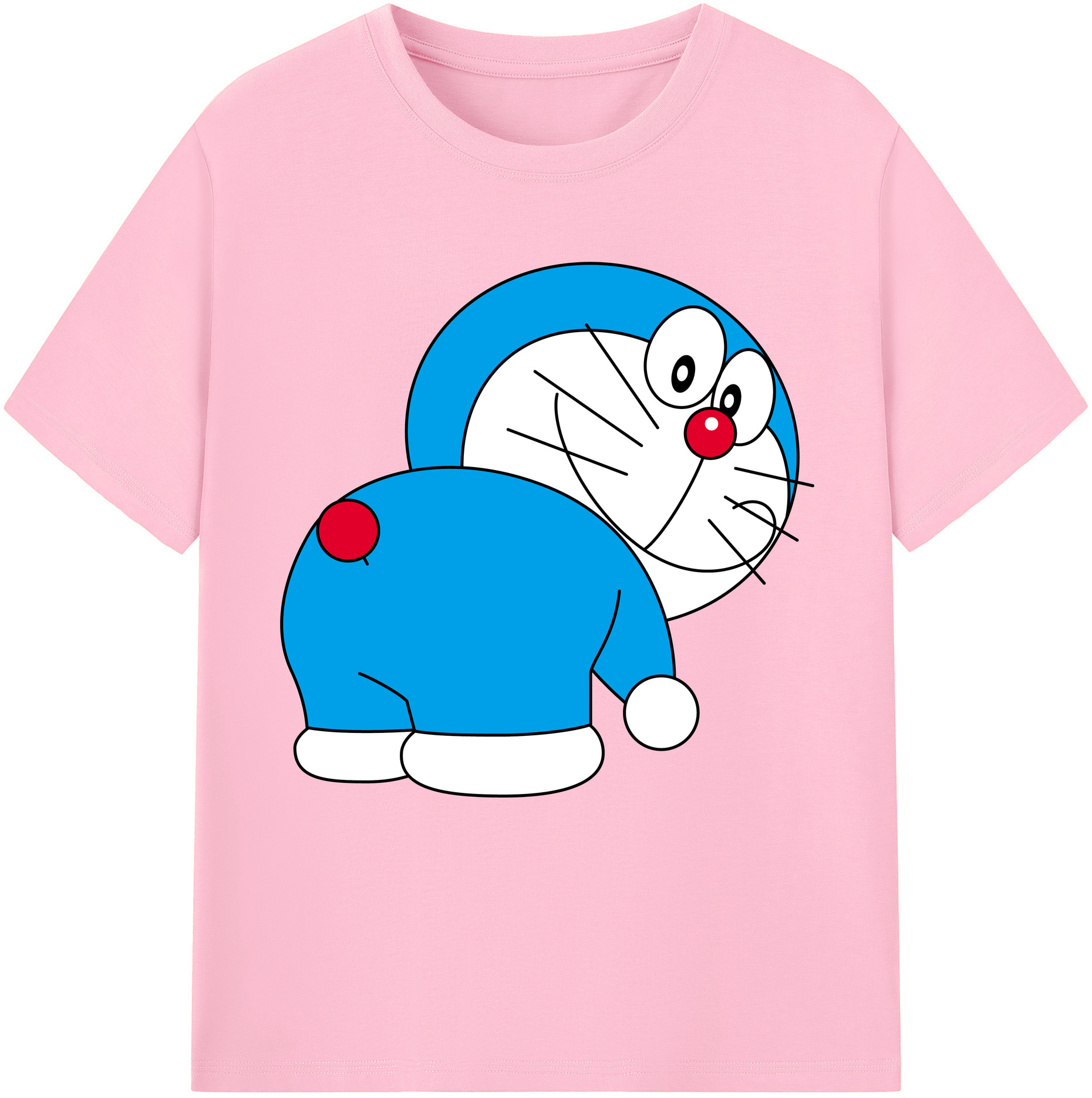 （画像用） ドラえもん Doraemon 綿100％半袖Tシャツ（フロントプリント）