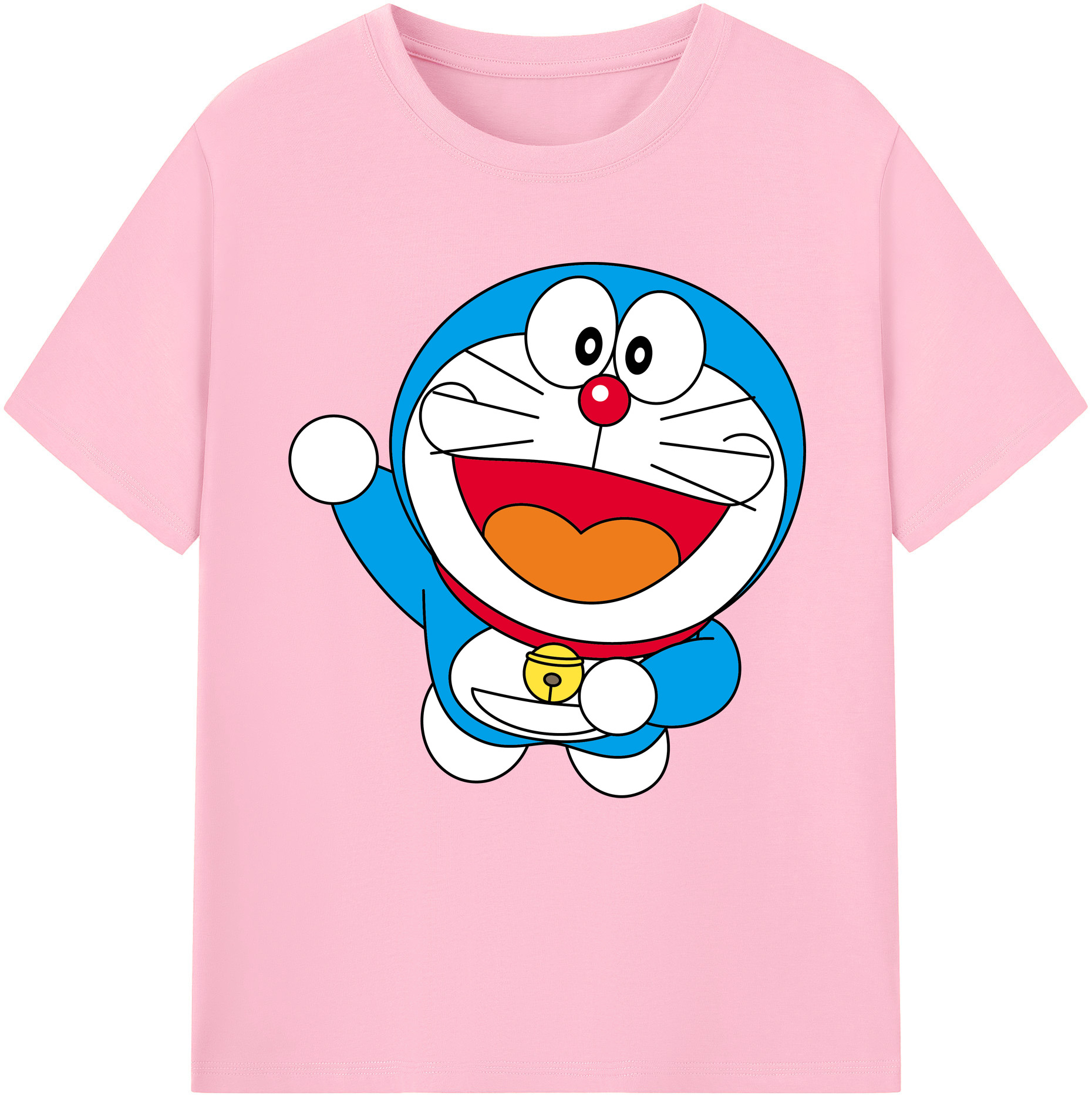 （画像用） ドラえもん Doraemon 綿100％半袖Tシャツ（フロントプリント）