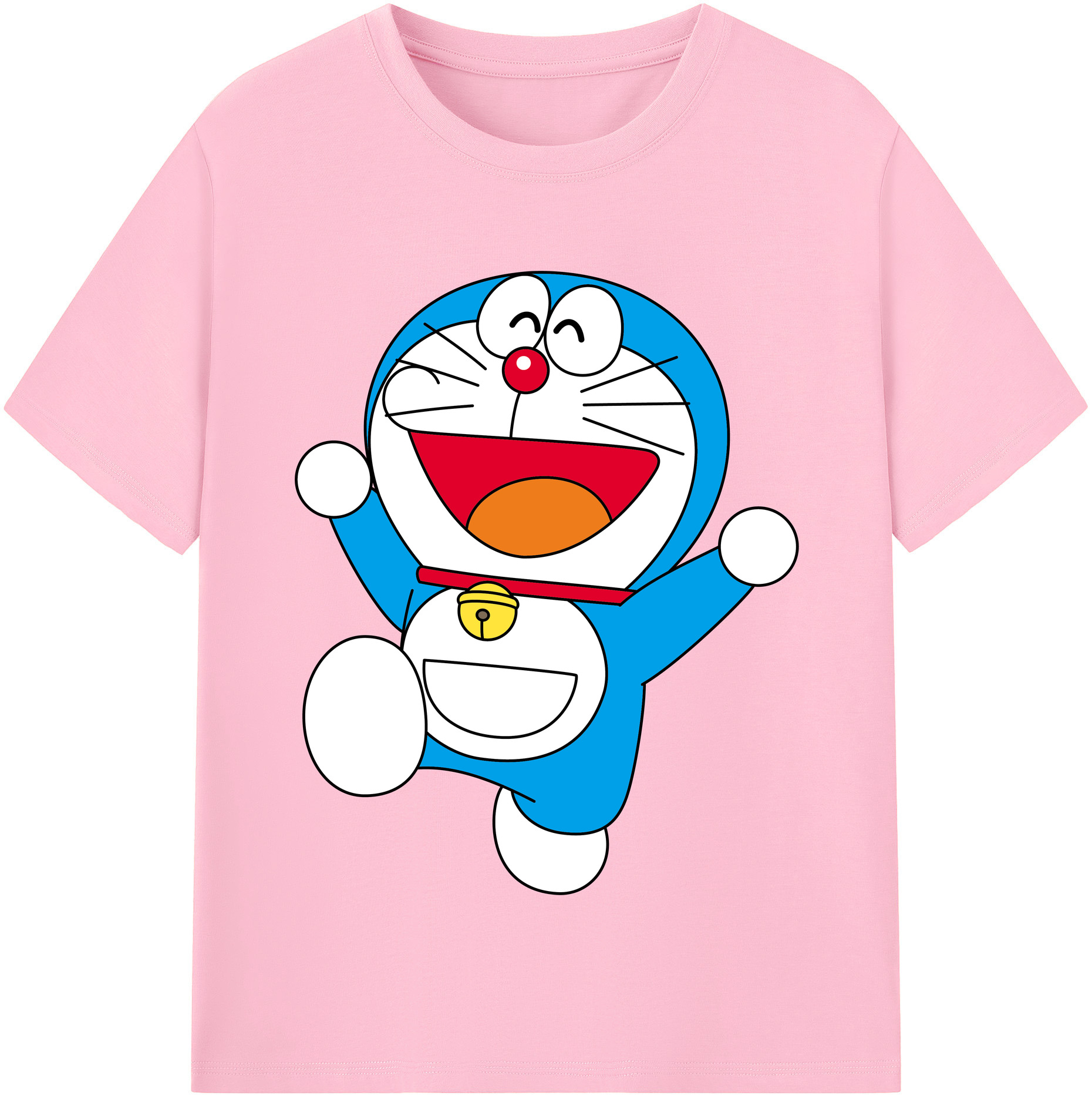 （画像用） ドラえもん Doraemon 綿100％半袖Tシャツ（フロントプリント）