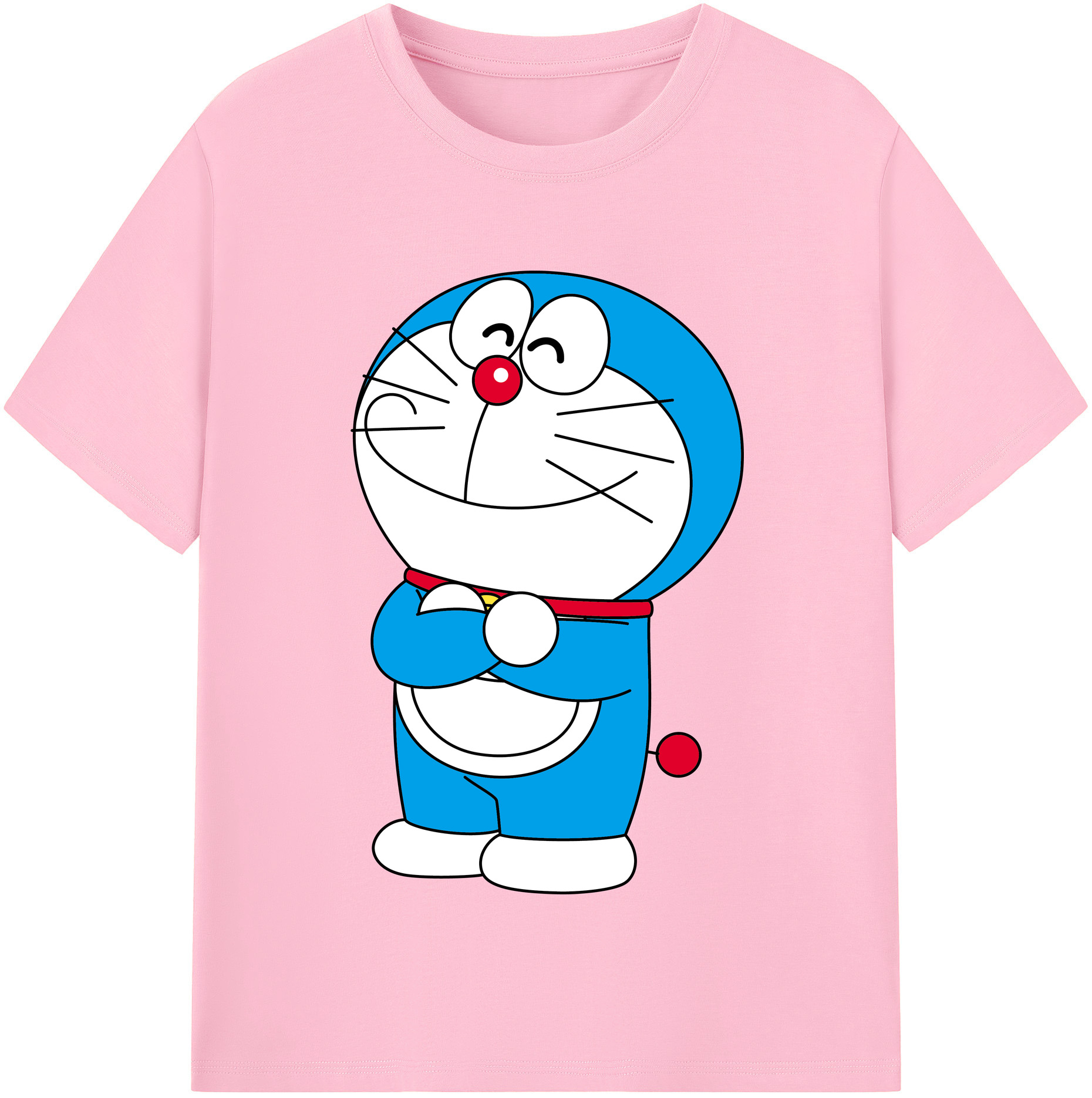 （画像用） ドラえもん Doraemon 綿100％半袖Tシャツ（フロントプリント）