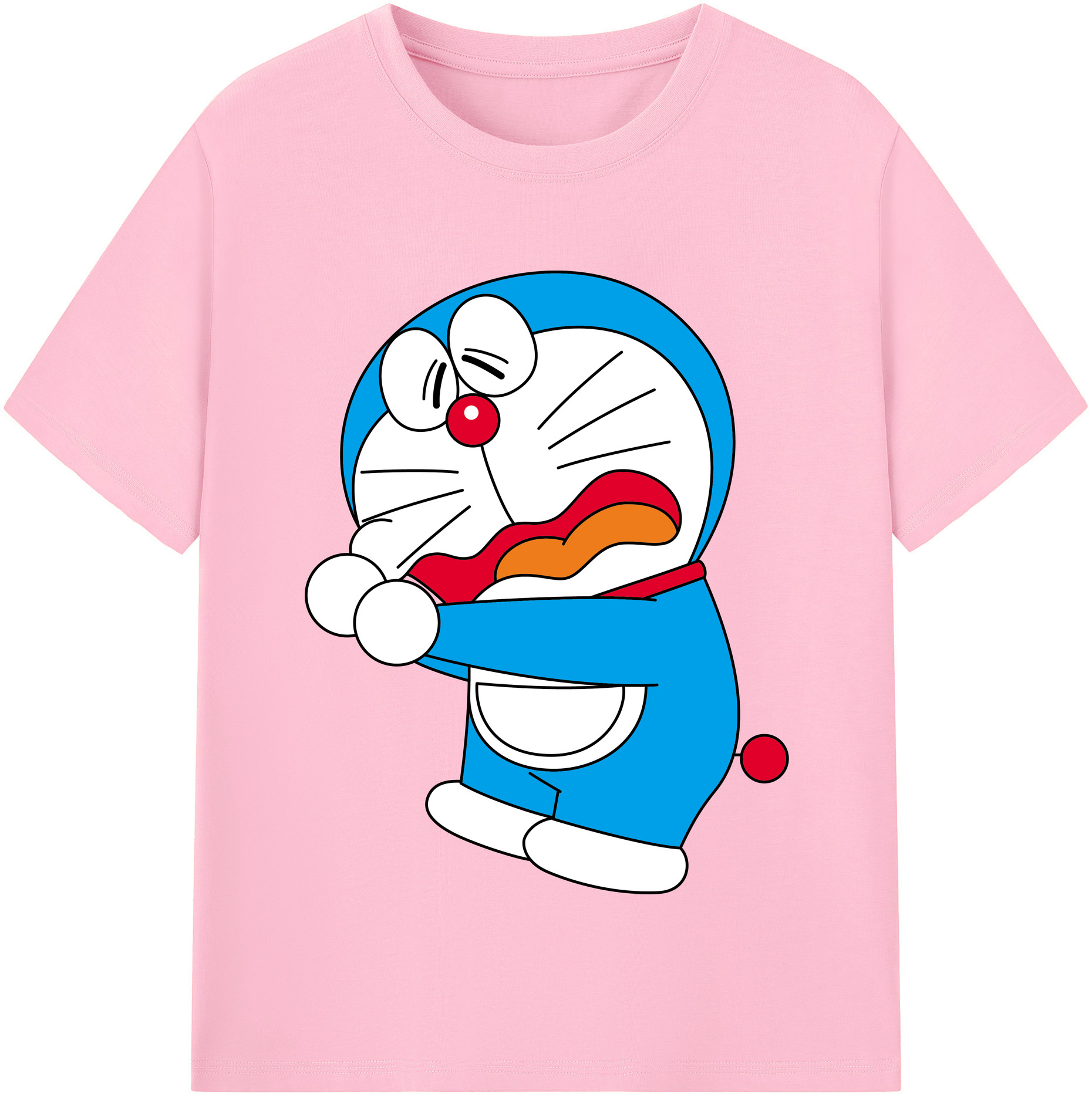 （画像用） ドラえもん Doraemon 綿100％半袖Tシャツ（フロントプリント）