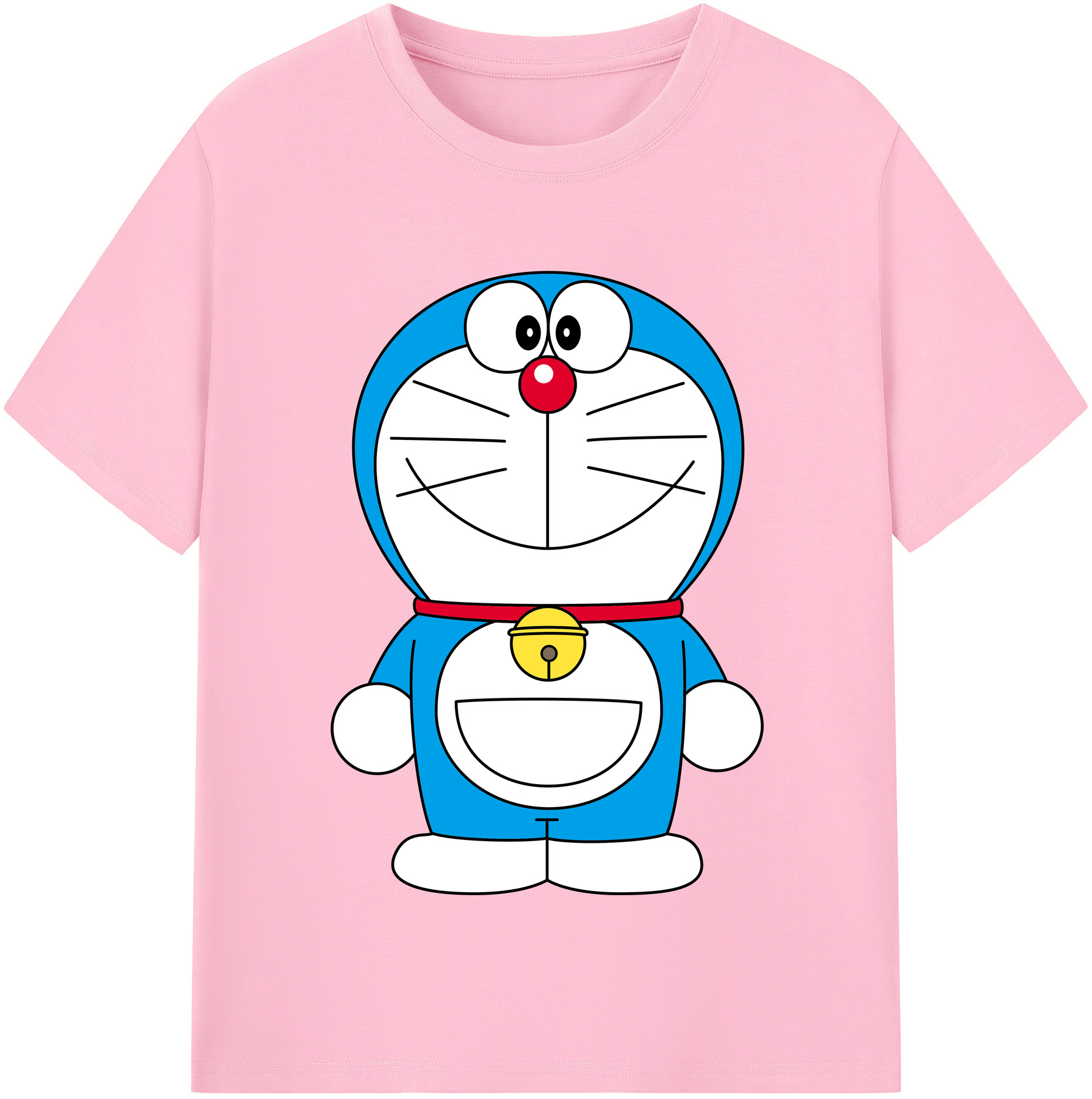 （画像用） ドラえもん Doraemon 綿100％半袖Tシャツ（フロントプリント）
