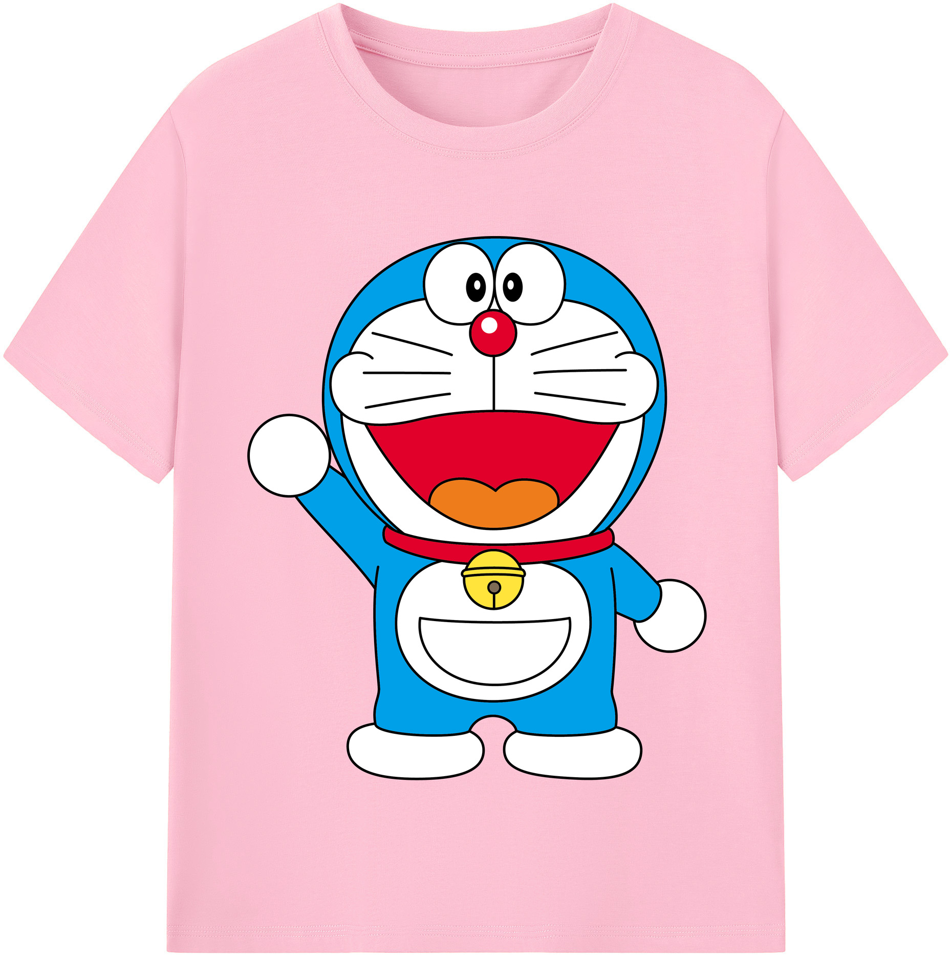 （画像用） ドラえもん Doraemon 綿100％半袖Tシャツ（フロントプリント）