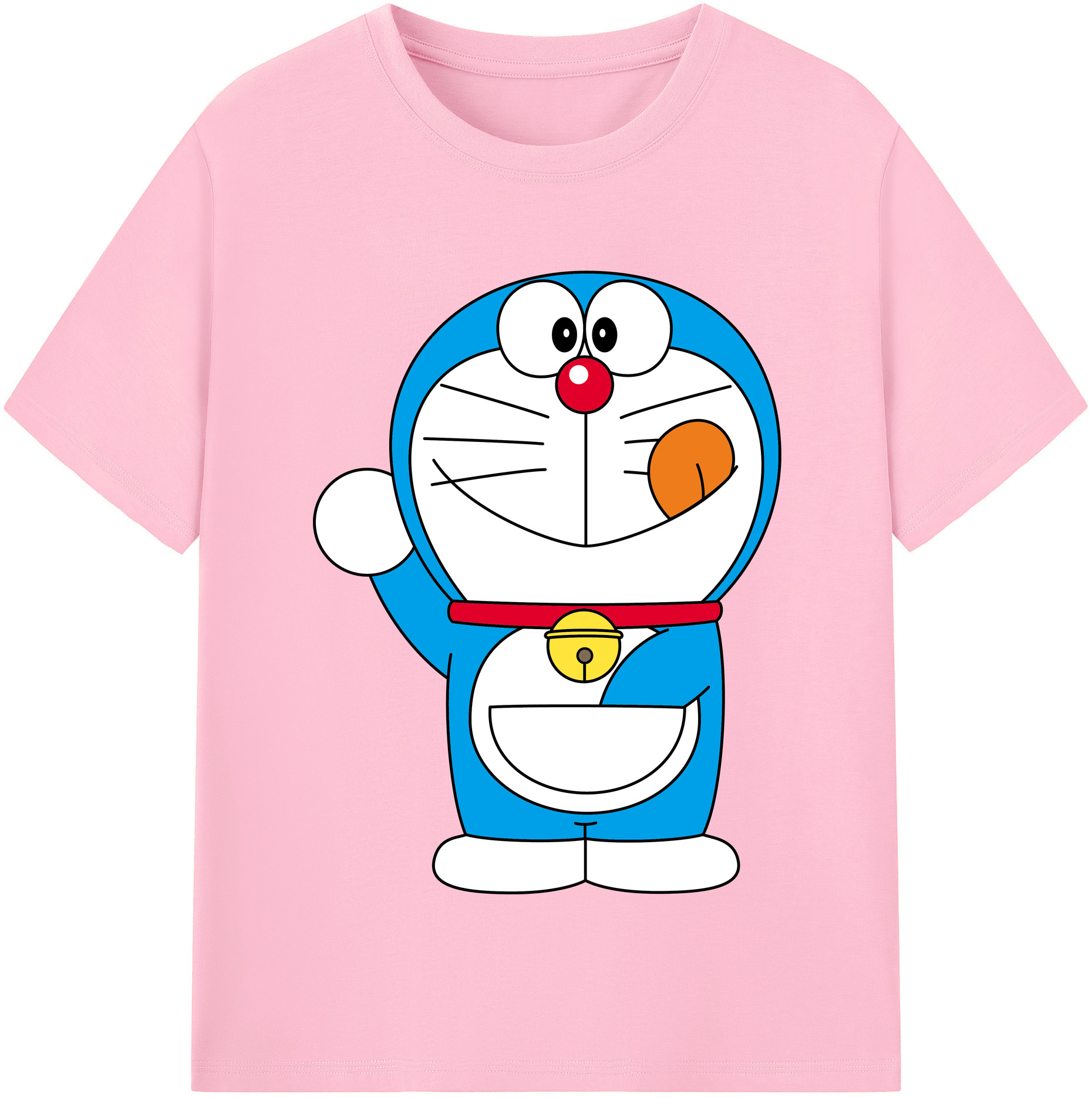 （画像用） ドラえもん Doraemon 綿100％半袖Tシャツ（フロントプリント）