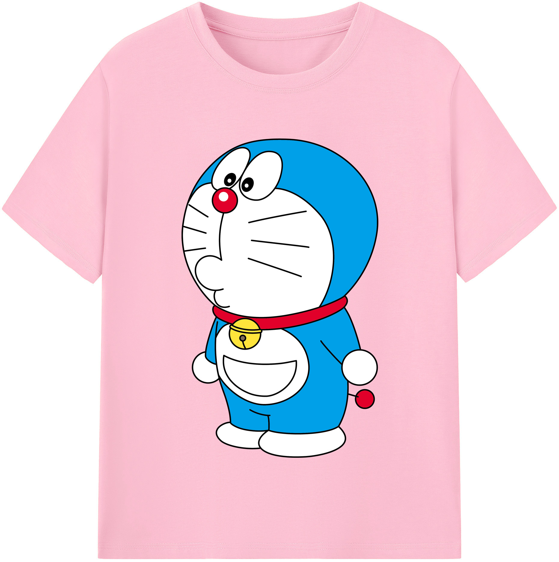 （画像用） ドラえもん Doraemon 綿100％半袖Tシャツ（フロントプリント）