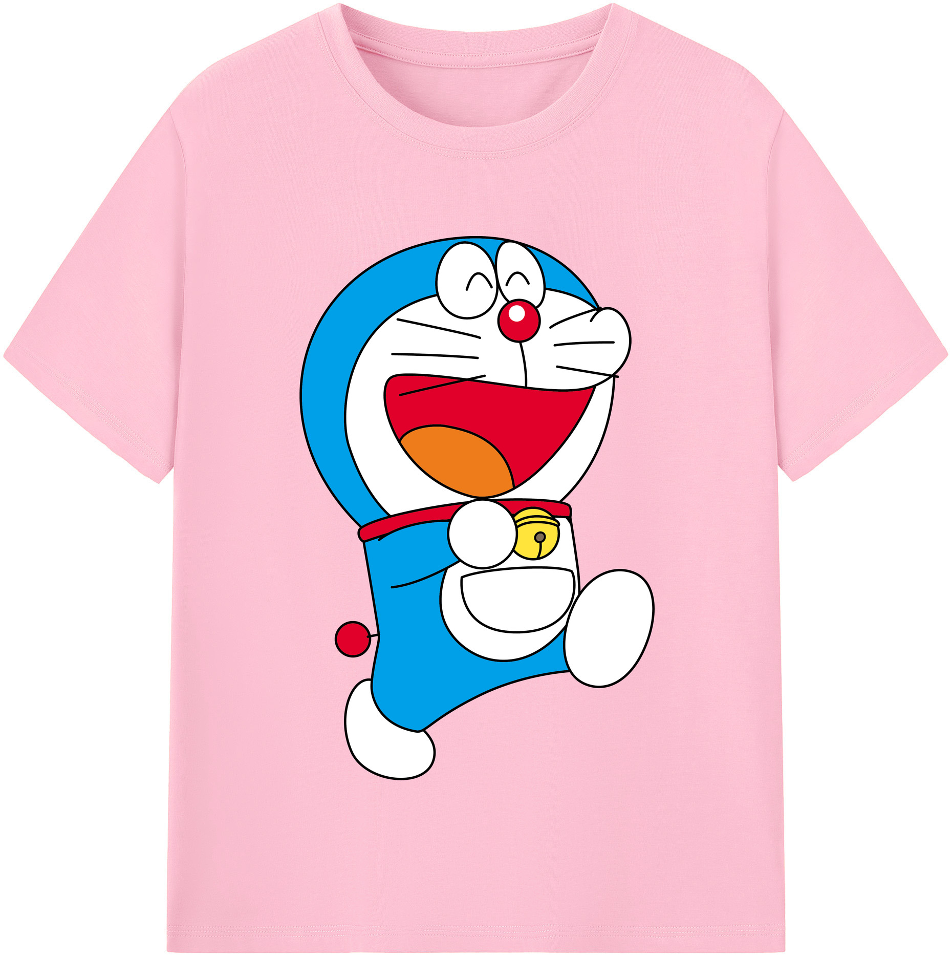 （画像用） ドラえもん Doraemon 綿100％半袖Tシャツ（フロントプリント）