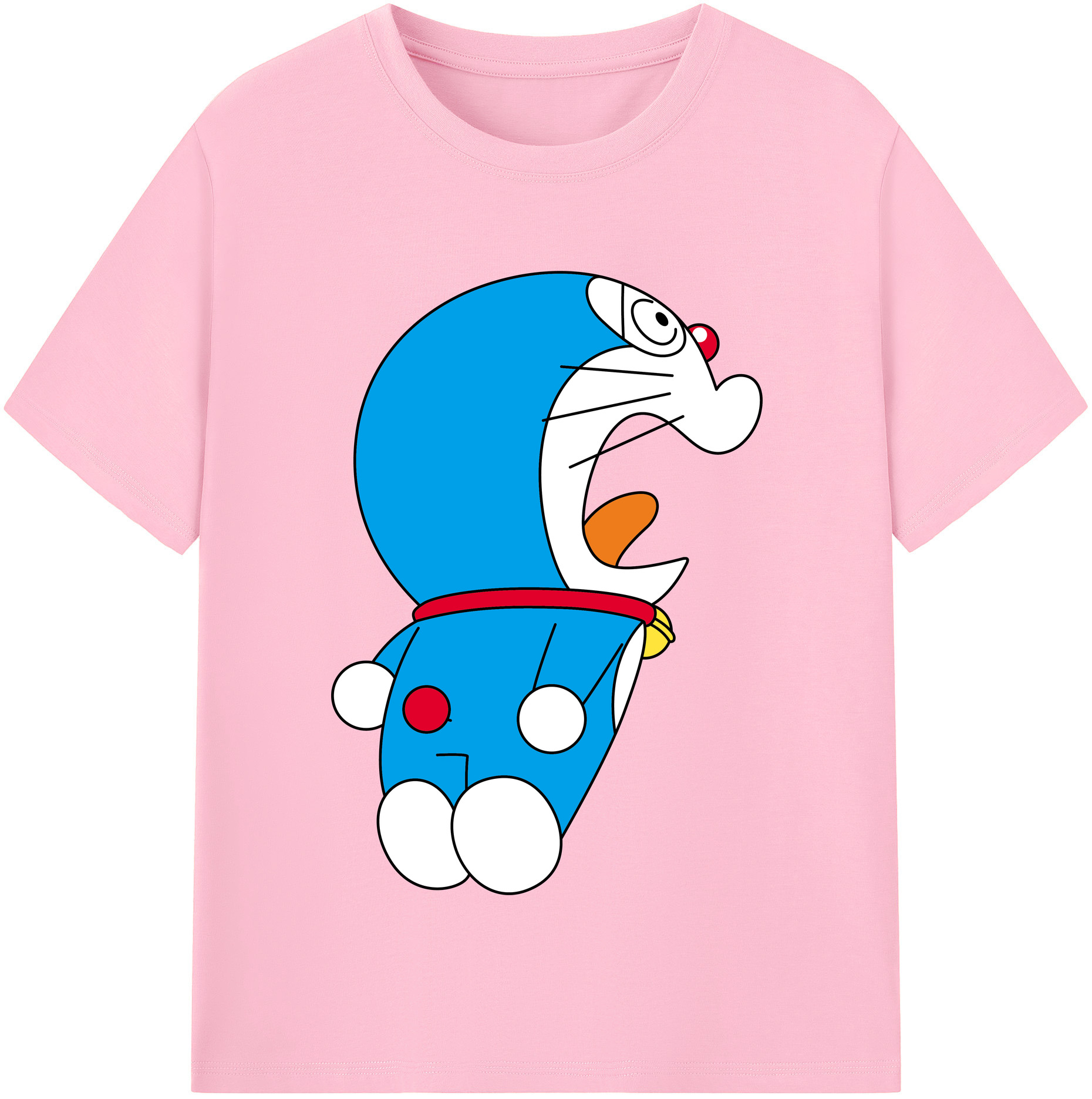 （画像用） ドラえもん Doraemon 綿100％半袖Tシャツ（フロントプリント）