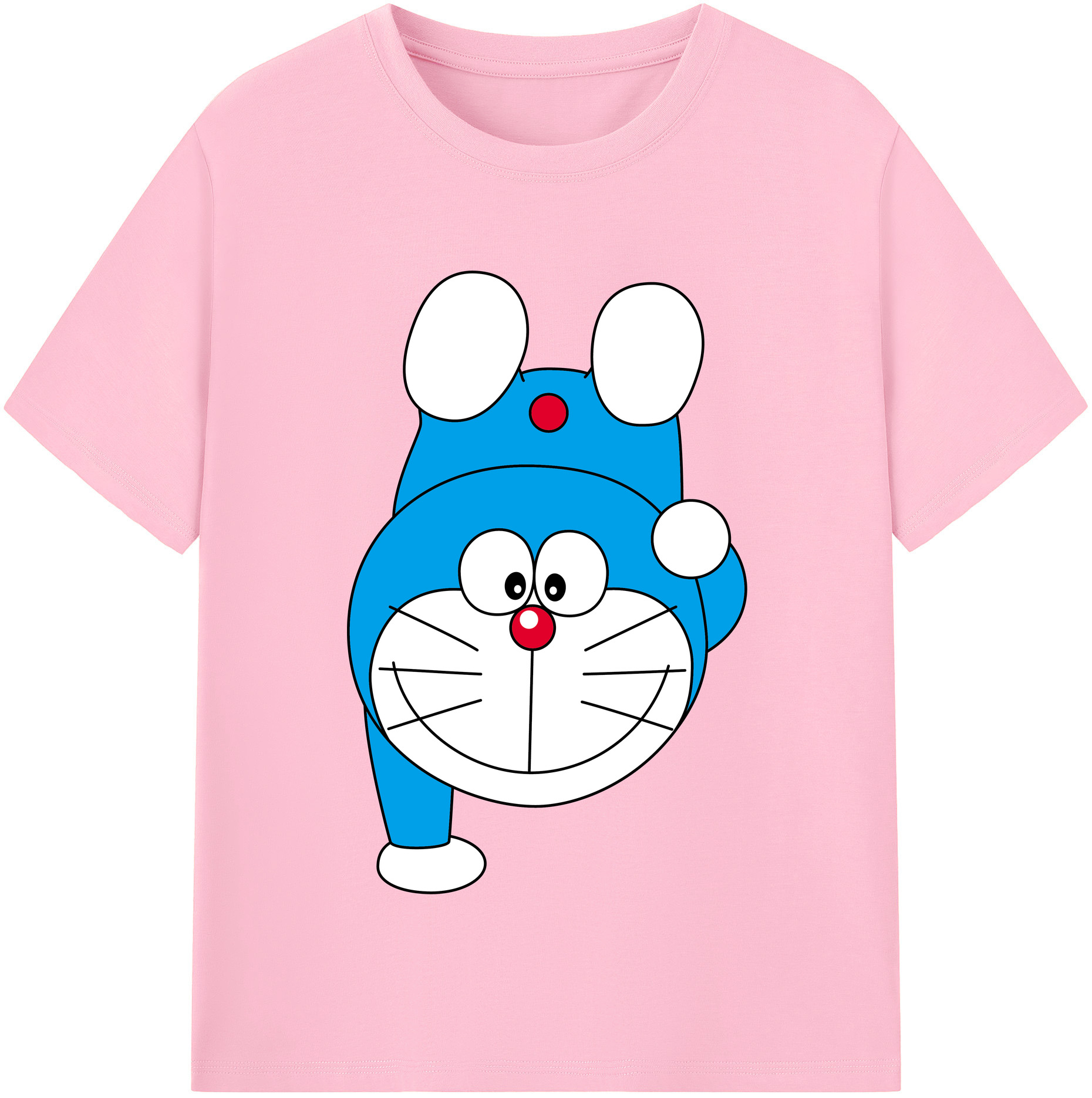 （画像用） ドラえもん Doraemon 綿100％半袖Tシャツ（フロントプリント）