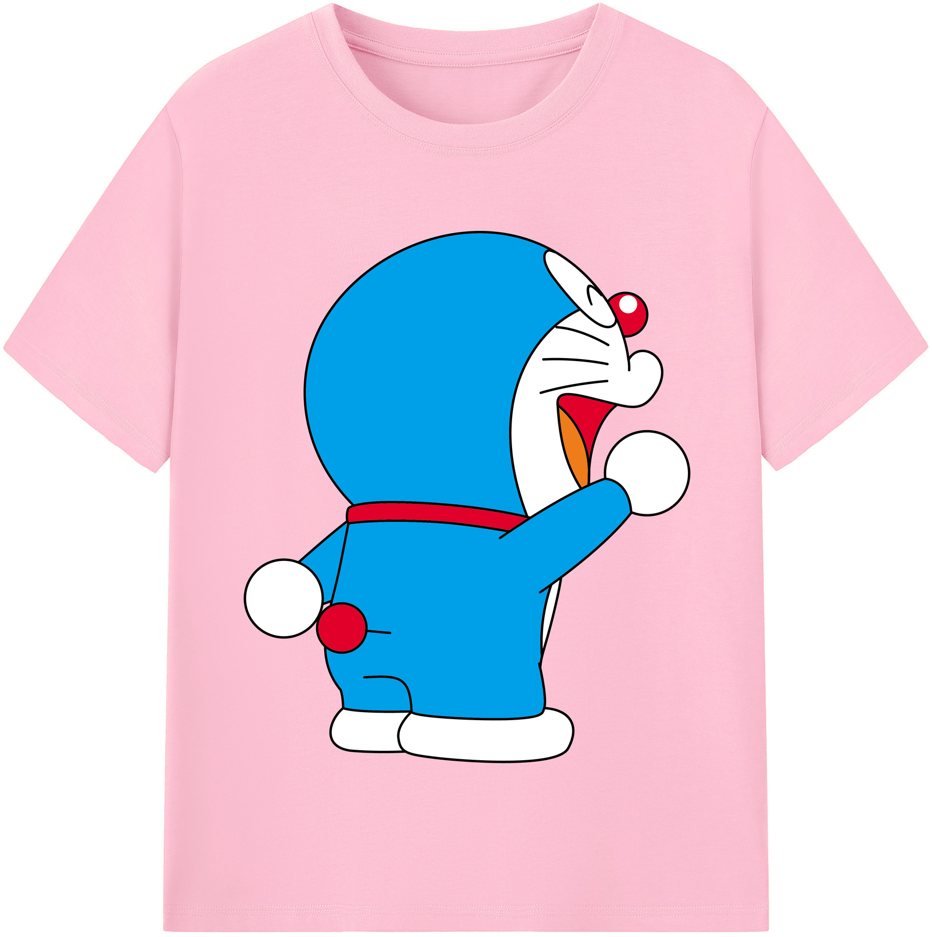 （画像用） ドラえもん Doraemon 綿100％半袖Tシャツ（フロントプリント）