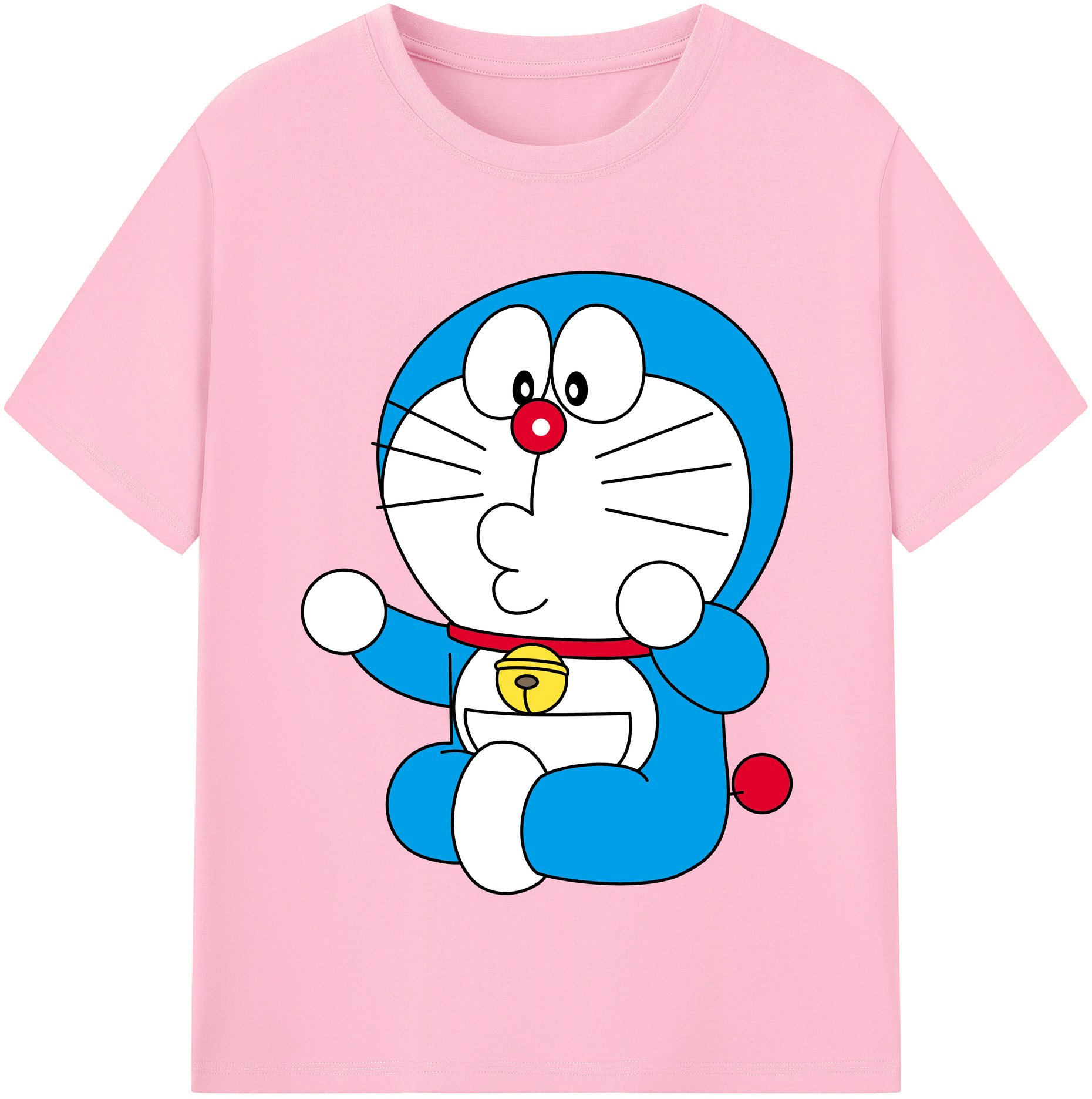 （画像用） ドラえもん Doraemon 綿100％半袖Tシャツ（フロントプリント）
