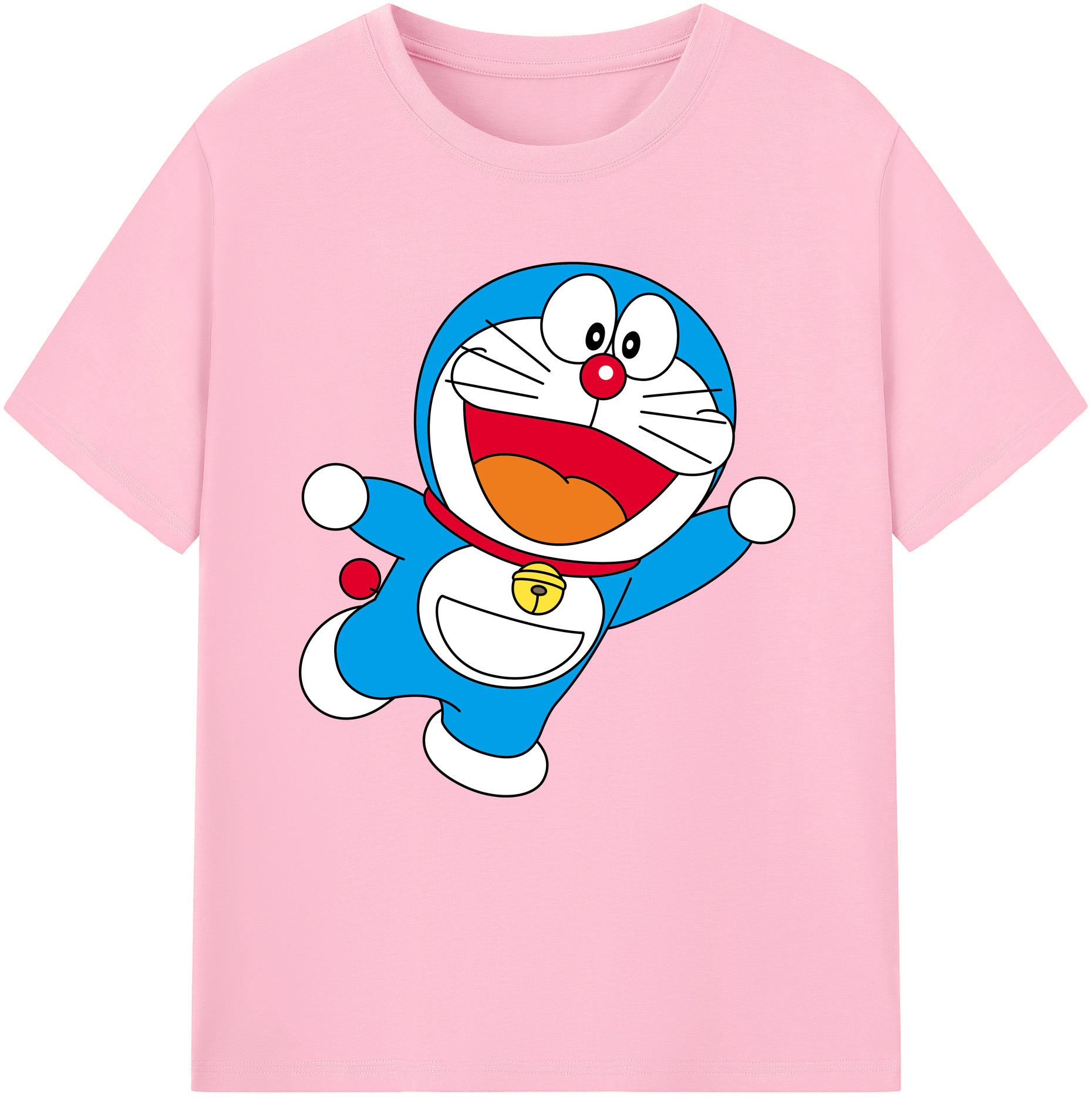 （画像用） ドラえもん Doraemon 綿100％半袖Tシャツ（フロントプリント）