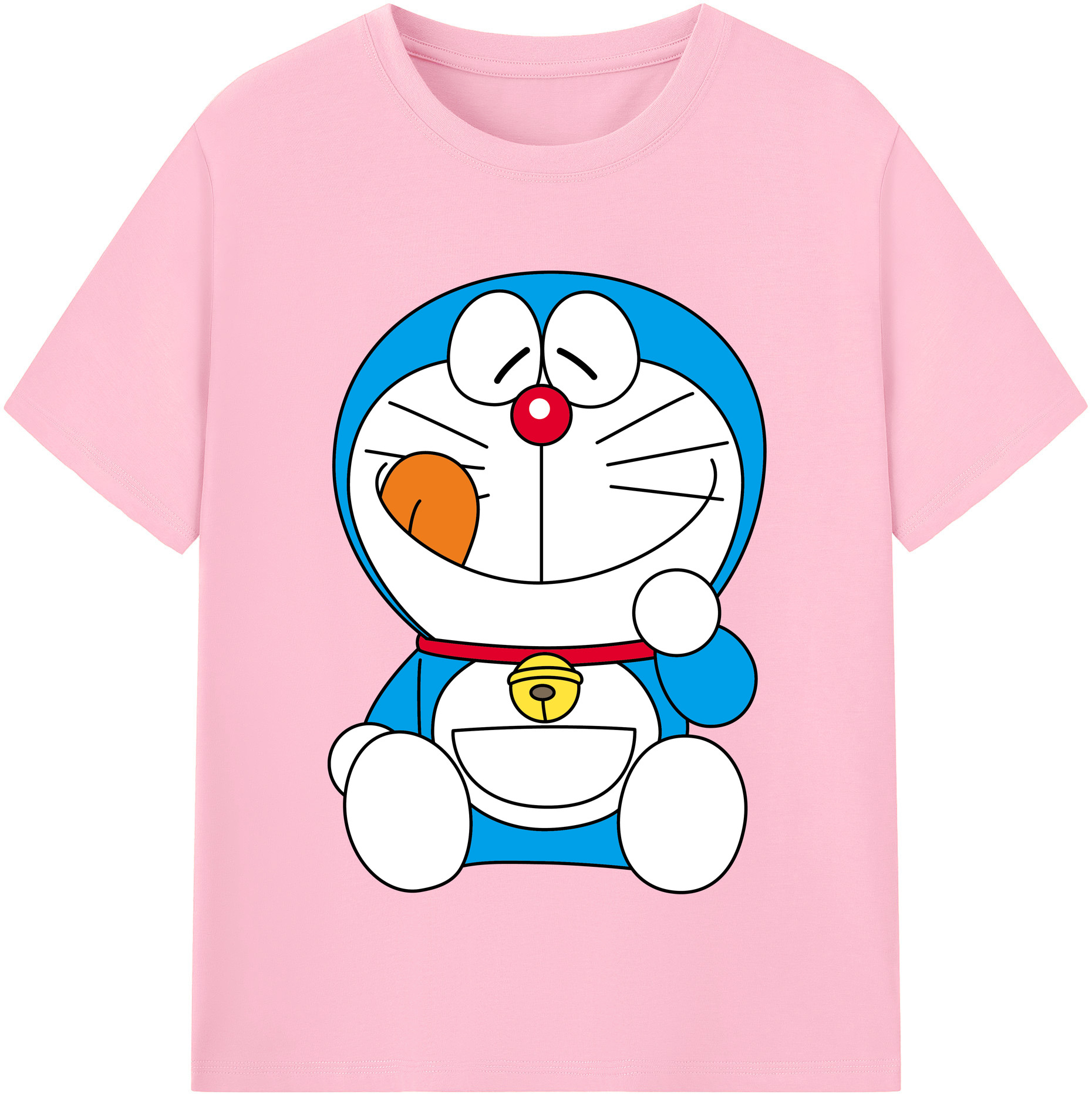 （画像用） ドラえもん Doraemon 綿100％半袖Tシャツ（フロントプリント）