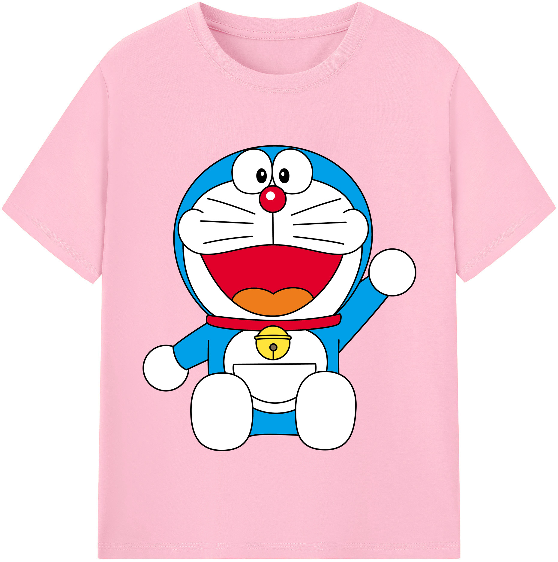 （画像用） ドラえもん Doraemon 綿100％半袖Tシャツ（フロントプリント）
