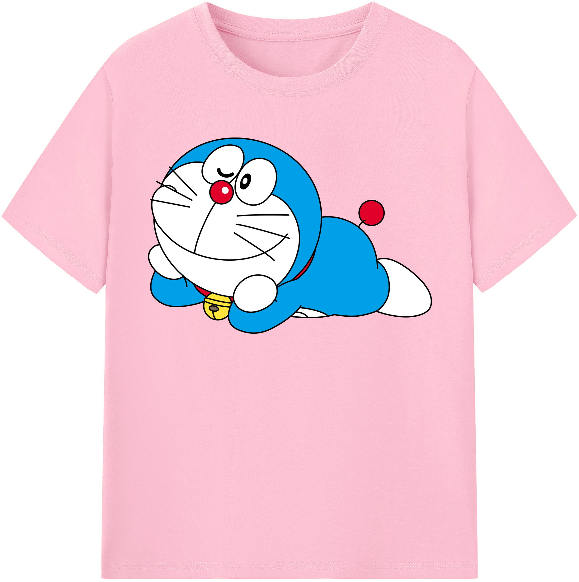 （画像用） ドラえもん Doraemon 綿100％半袖Tシャツ（フロントプリント）