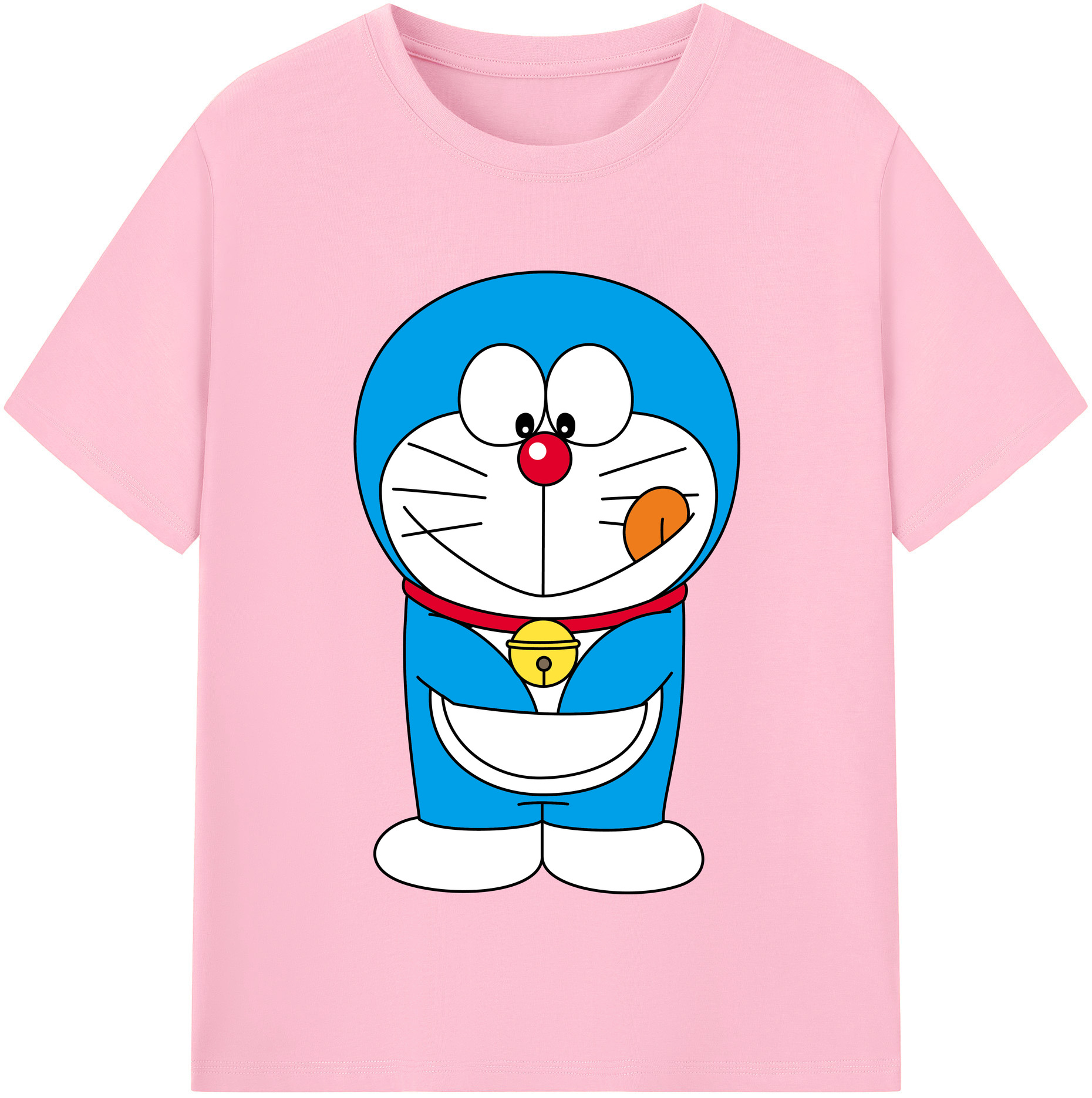 （画像用） ドラえもん Doraemon 綿100％半袖Tシャツ（フロントプリント）