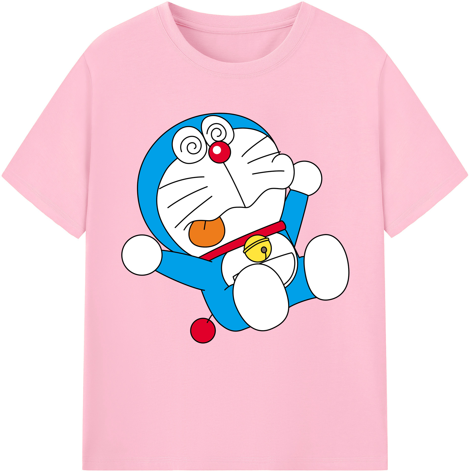 （画像用） ドラえもん Doraemon 綿100％半袖Tシャツ（フロントプリント）
