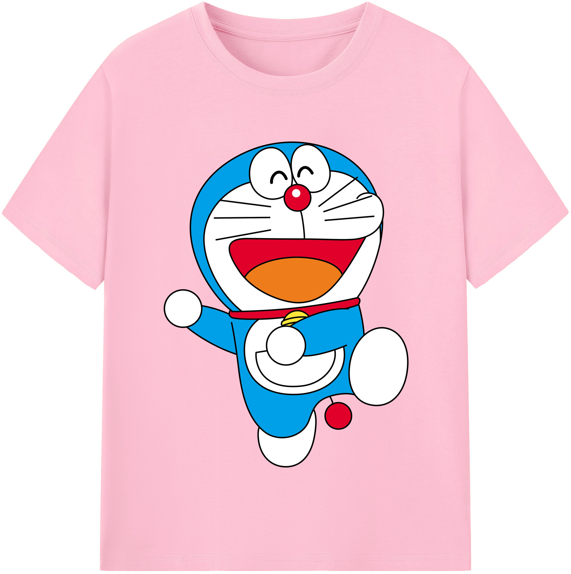 （画像用） ドラえもん Doraemon 綿100％半袖Tシャツ（フロントプリント）