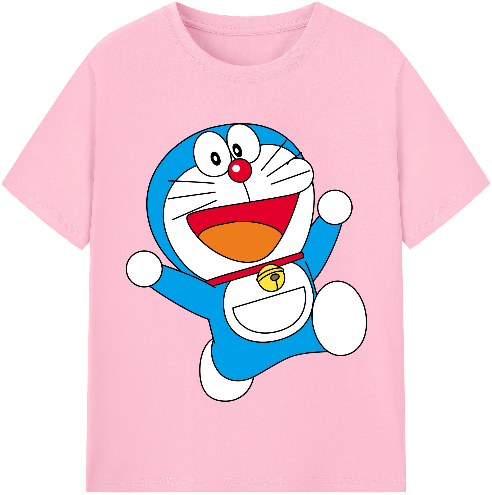 （画像用） ドラえもん Doraemon 綿100％半袖Tシャツ（フロントプリント）