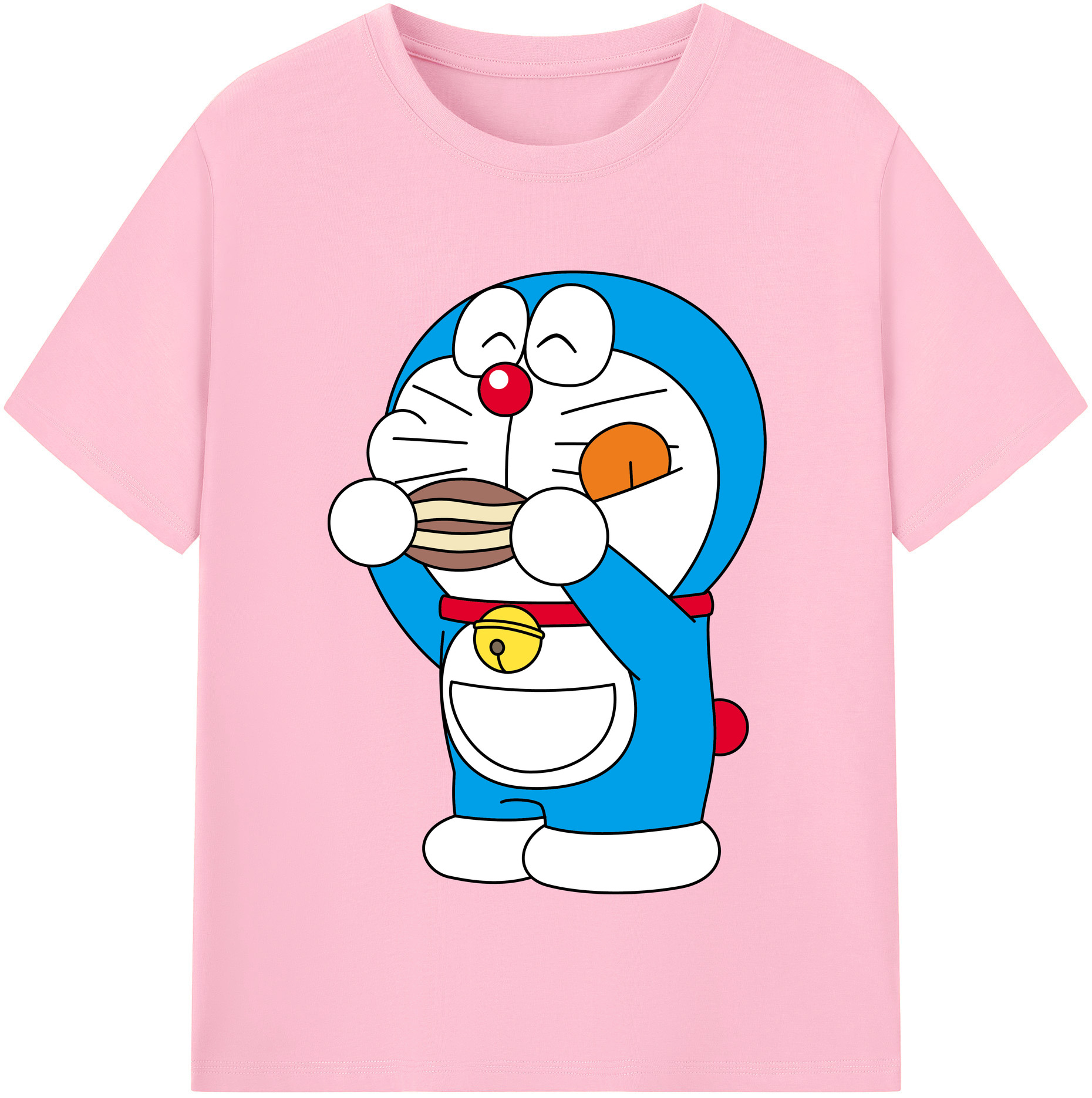 （画像用） ドラえもん Doraemon 綿100％半袖Tシャツ（フロントプリント）