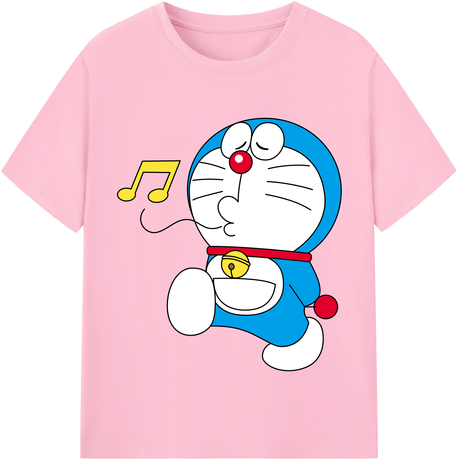 （画像用） ドラえもん Doraemon 綿100％半袖Tシャツ（フロントプリント）