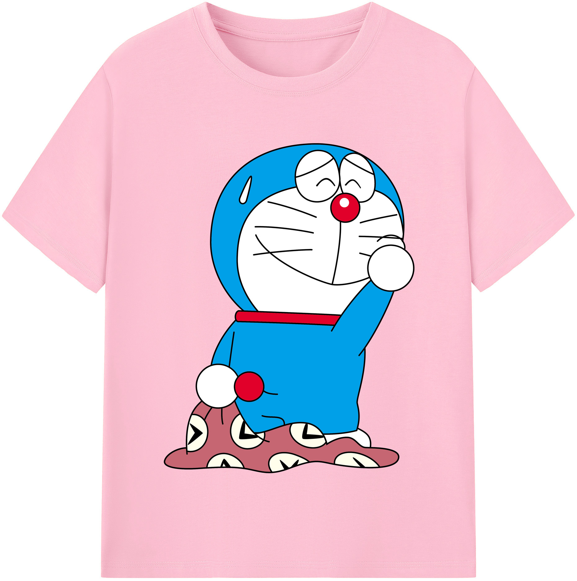 （画像用） ドラえもん Doraemon 綿100％半袖Tシャツ（フロントプリント）