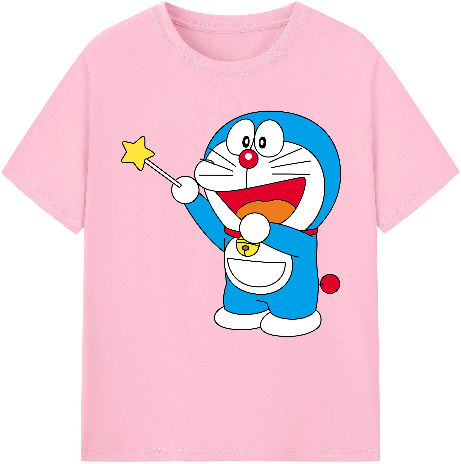 （画像用） ドラえもん Doraemon 綿100％半袖Tシャツ（フロントプリント）