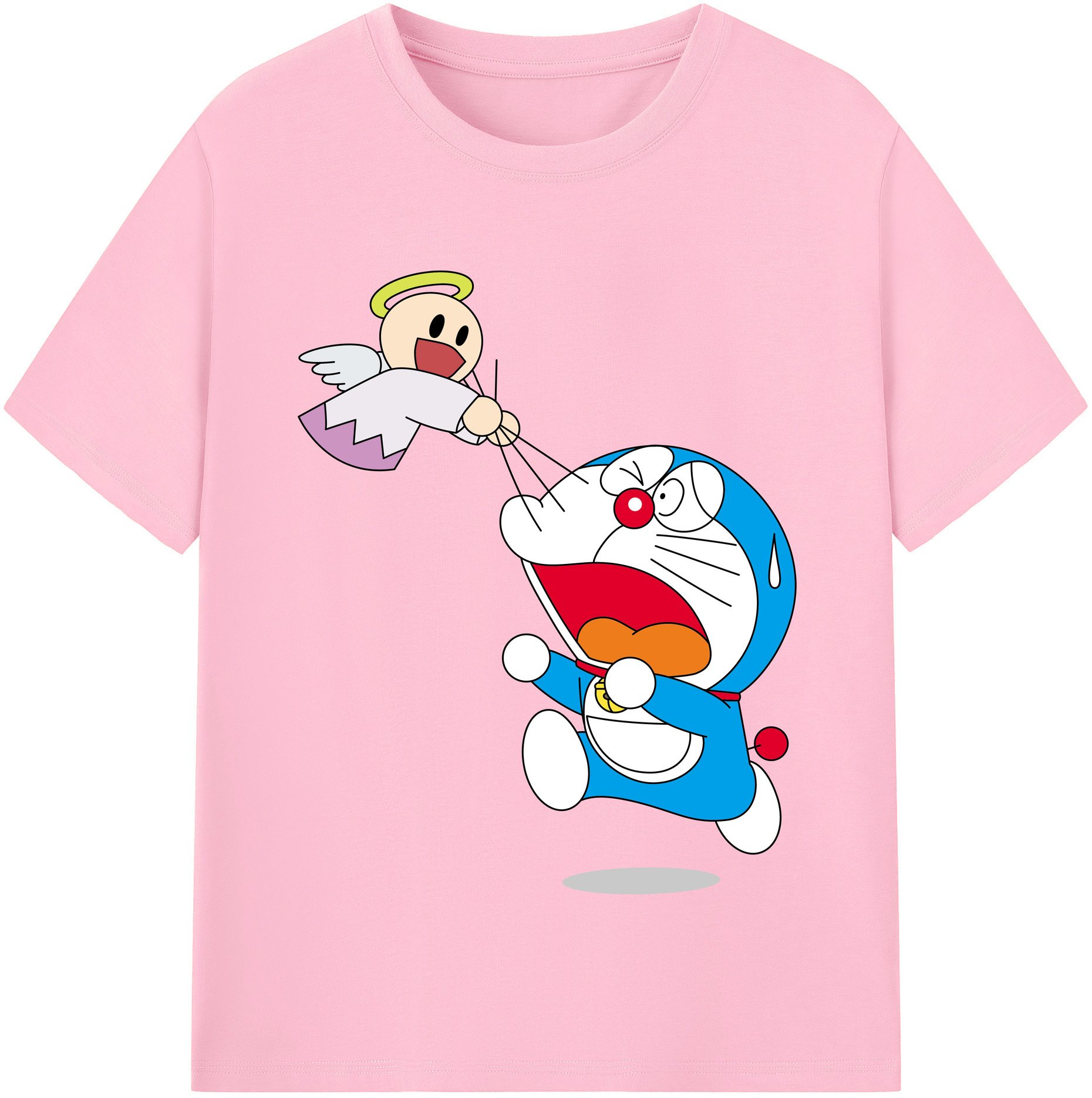 （画像用） ドラえもん Doraemon 綿100％半袖Tシャツ（フロントプリント）