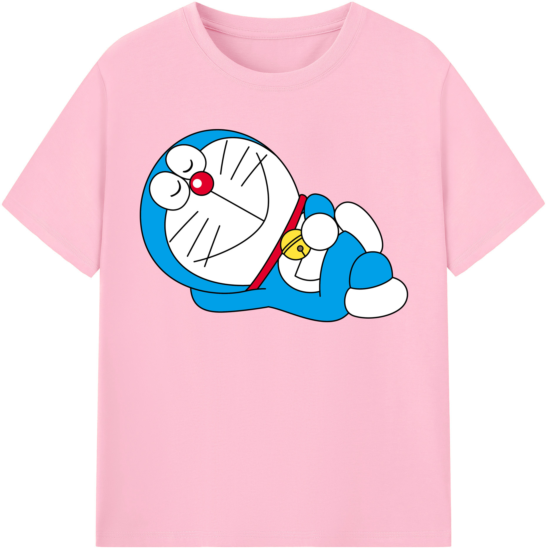 （画像用） ドラえもん Doraemon 綿100％半袖Tシャツ（フロントプリント）