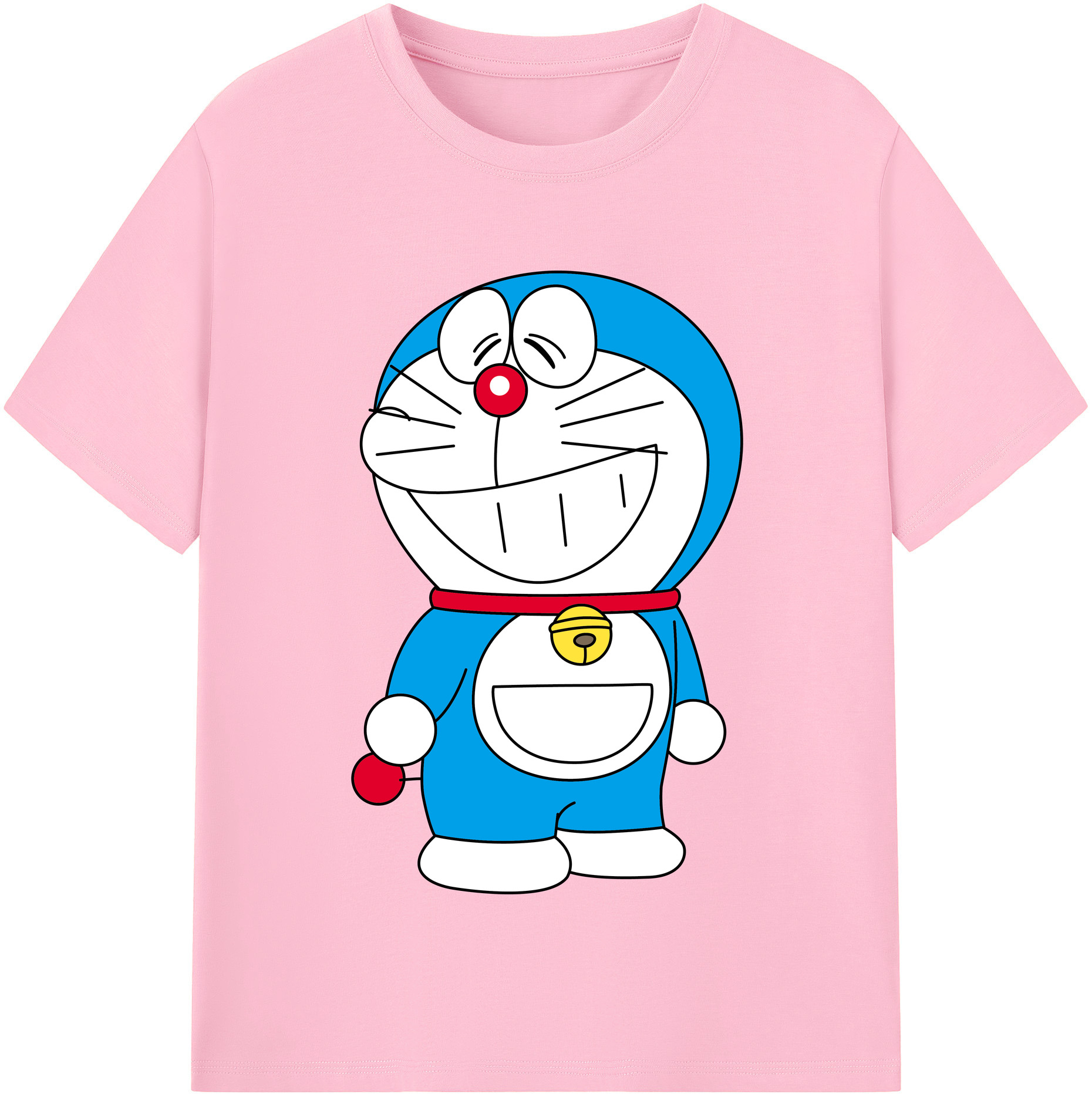（画像用） ドラえもん Doraemon 綿100％半袖Tシャツ（フロントプリント）