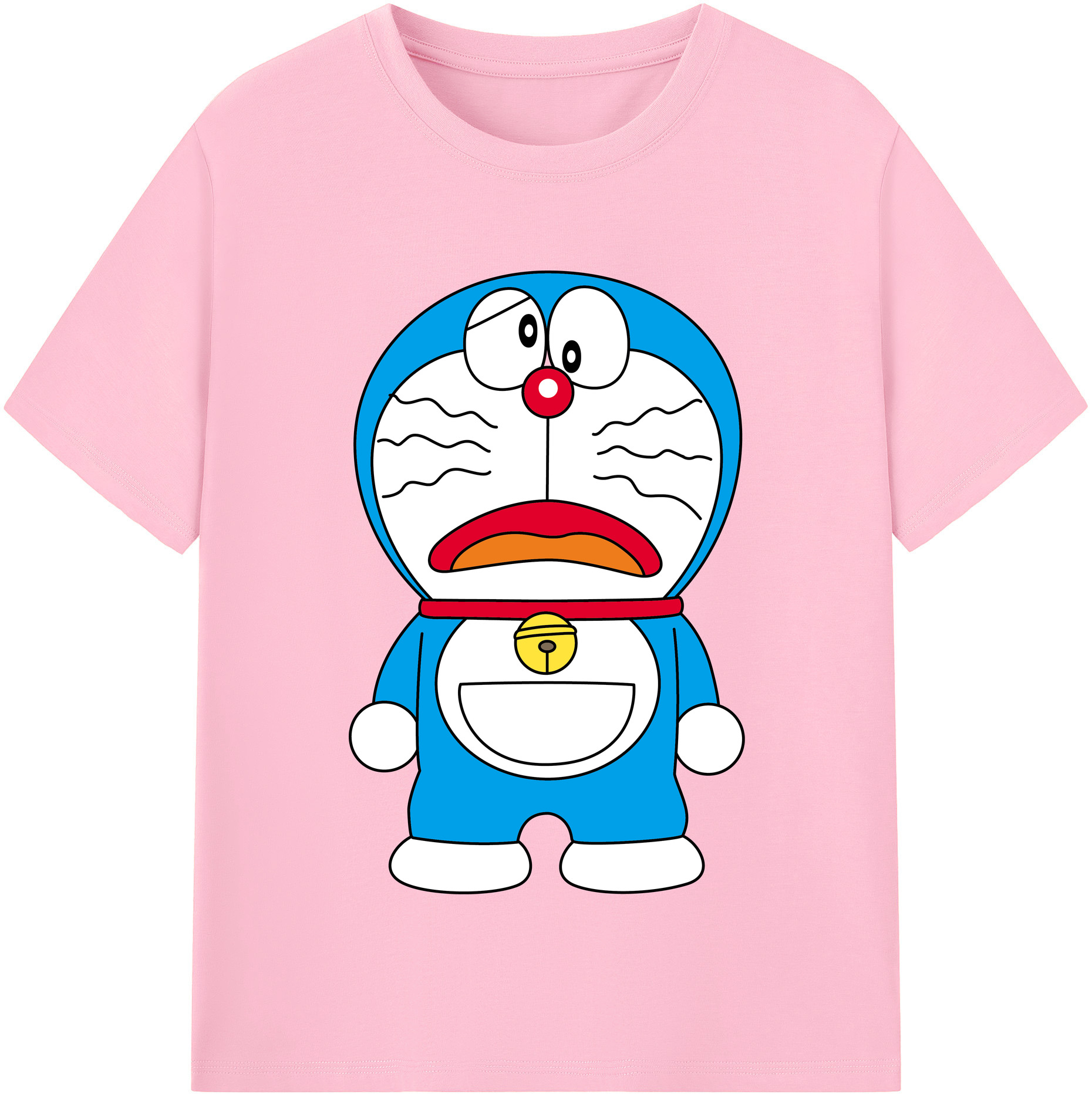 （画像用） ドラえもん Doraemon 綿100％半袖Tシャツ（フロントプリント）