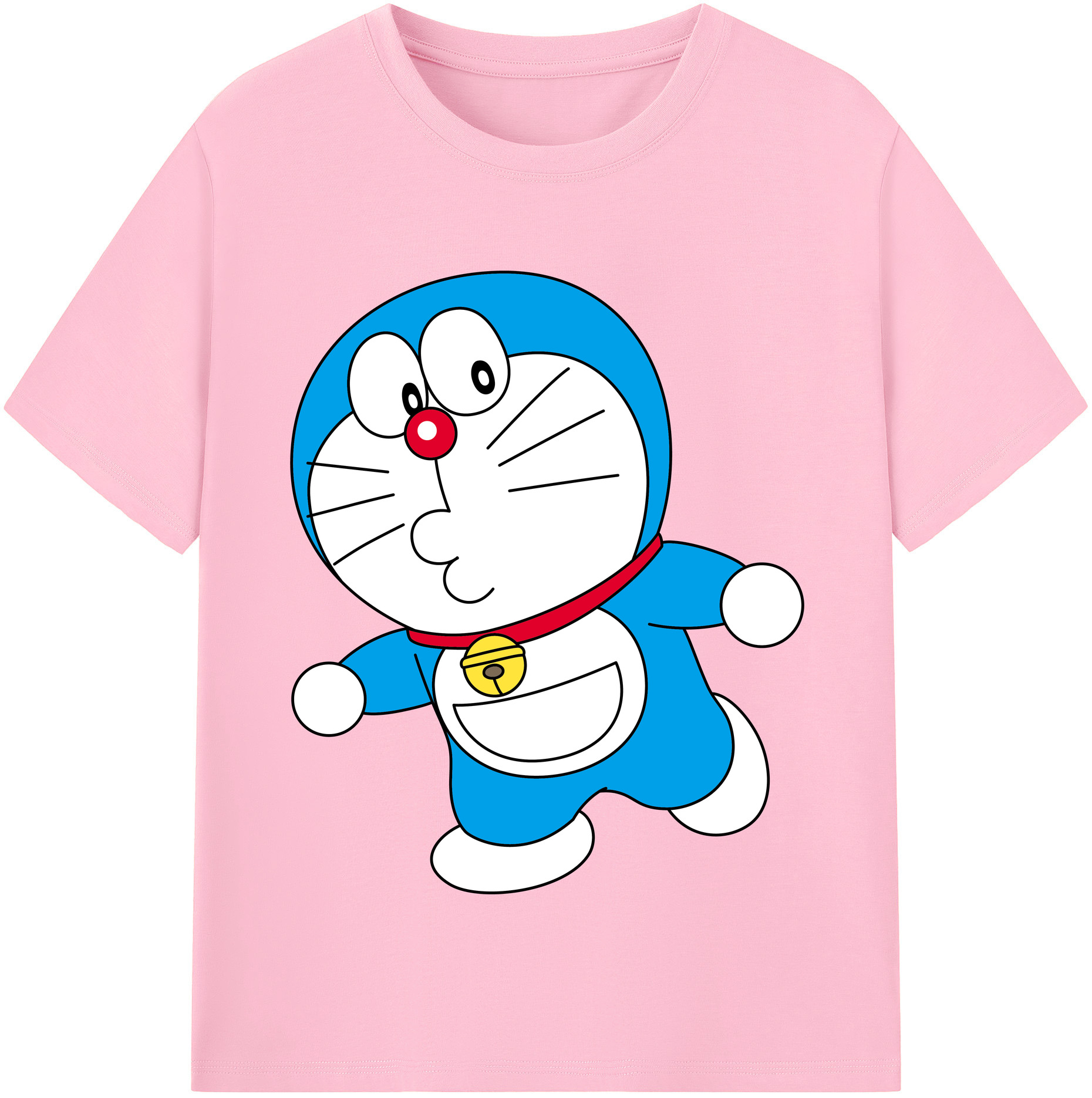 （画像用） ドラえもん Doraemon 綿100％半袖Tシャツ（フロントプリント）