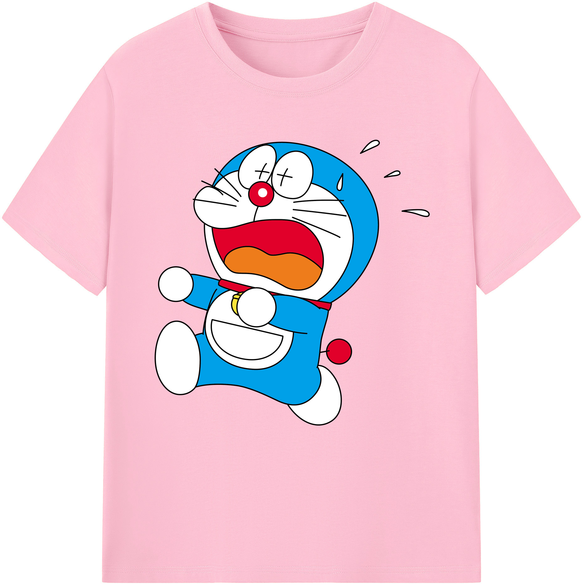 （画像用） ドラえもん Doraemon 綿100％半袖Tシャツ（フロントプリント）