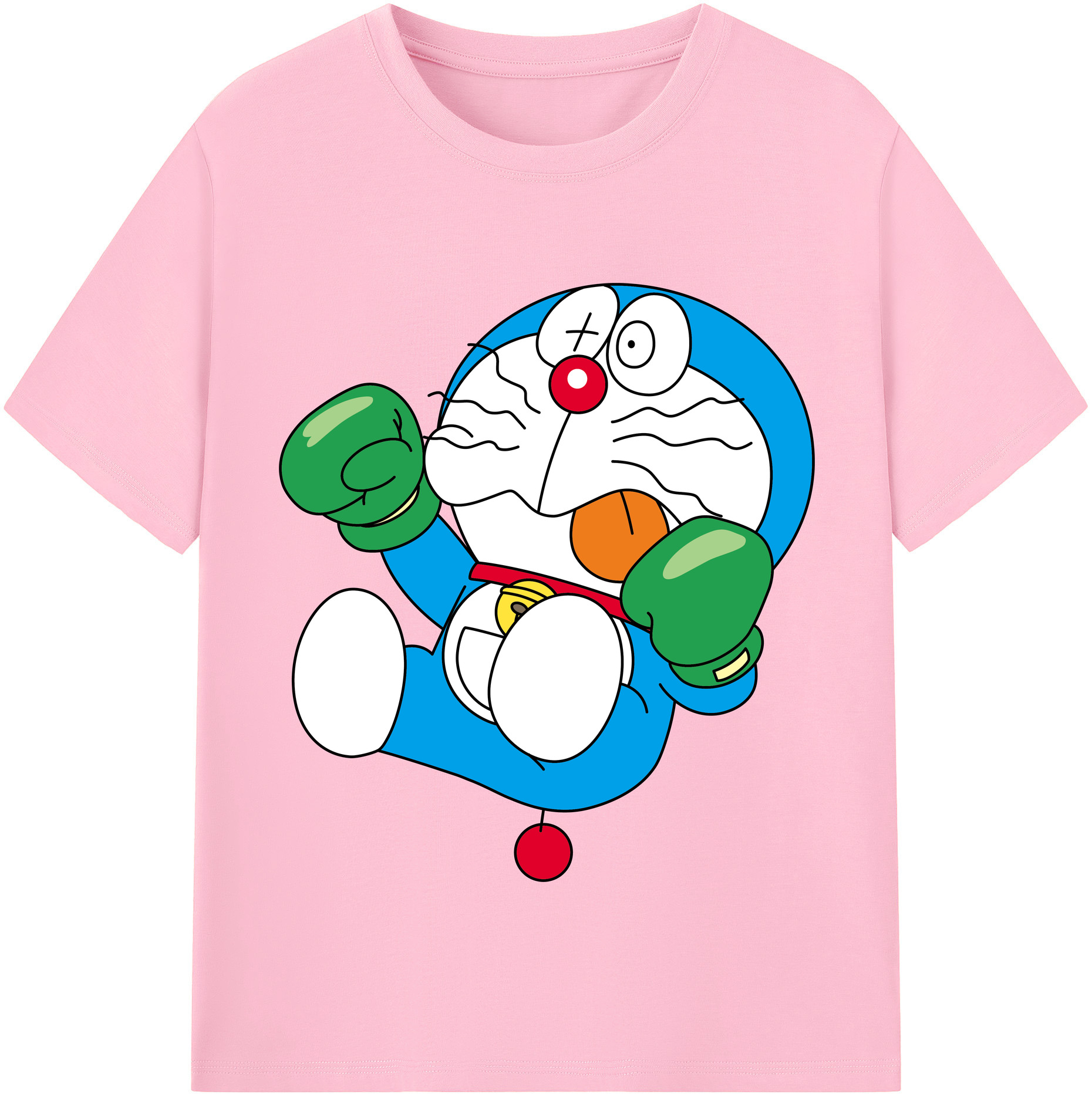 （画像用） ドラえもん Doraemon 綿100％半袖Tシャツ（フロントプリント）